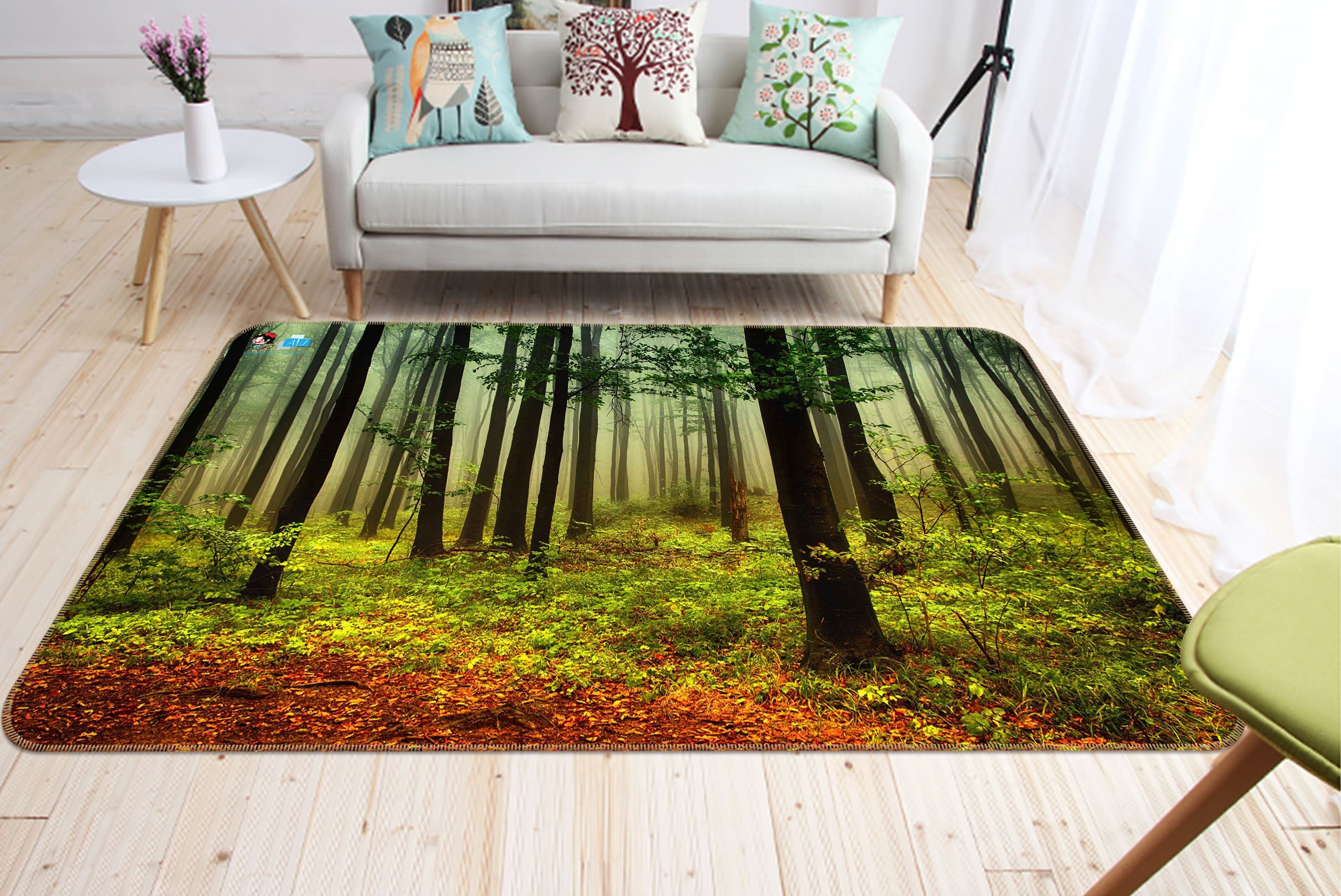 3D Forest 66047 Non Slip Rug Mat