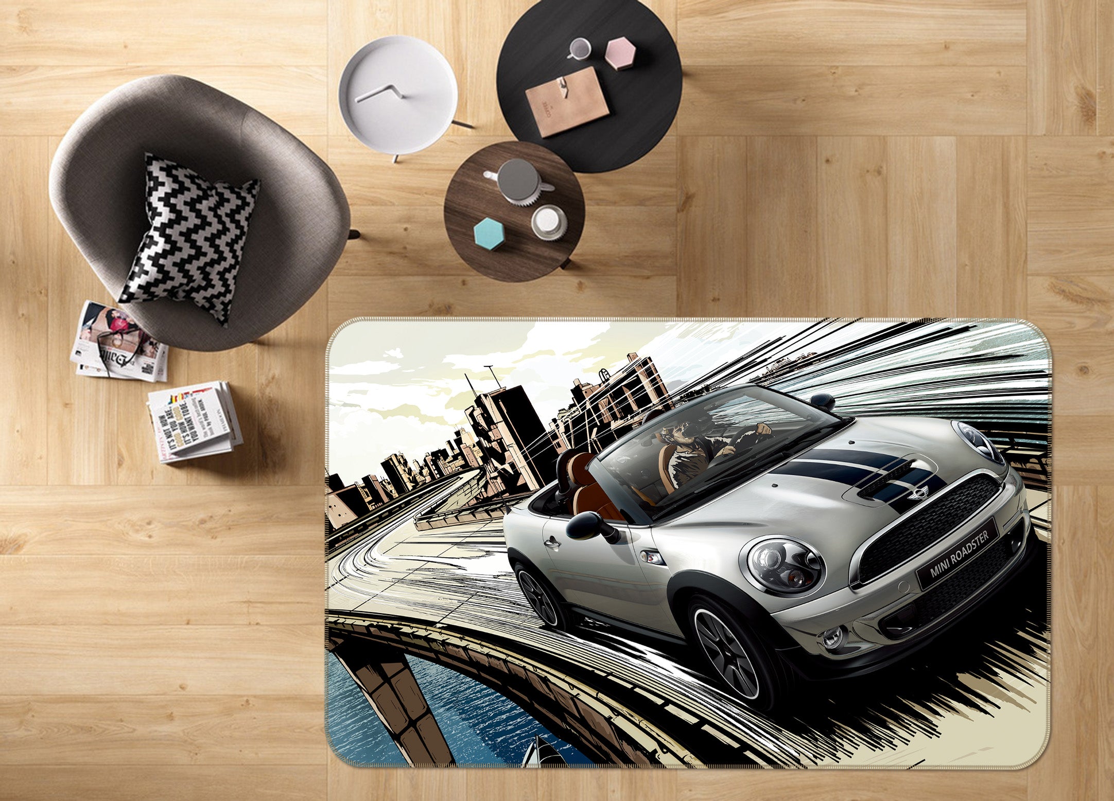 3D Car 38215 Vehicle Non Slip Rug Mat