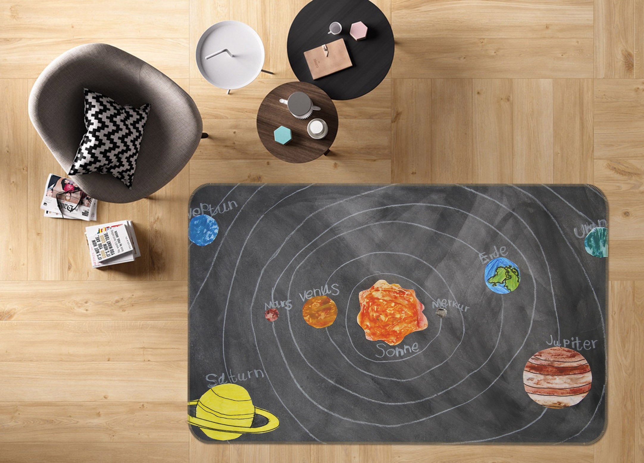 3D Planet 36121 Non Slip Rug Mat