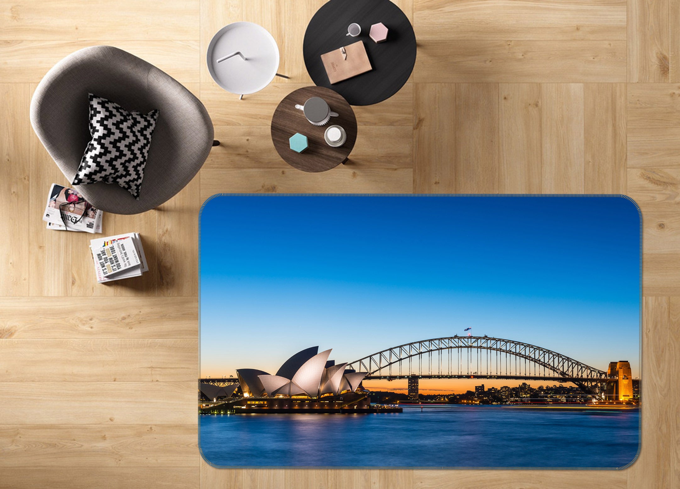 3D Bridge 77103 Non Slip Rug Mat