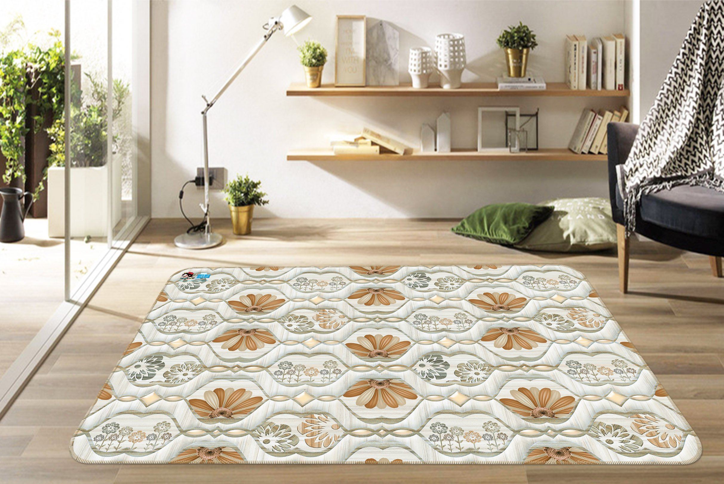 3D Decorative Pattern 261 Non Slip Rug Mat Mat AJ Creativity Home