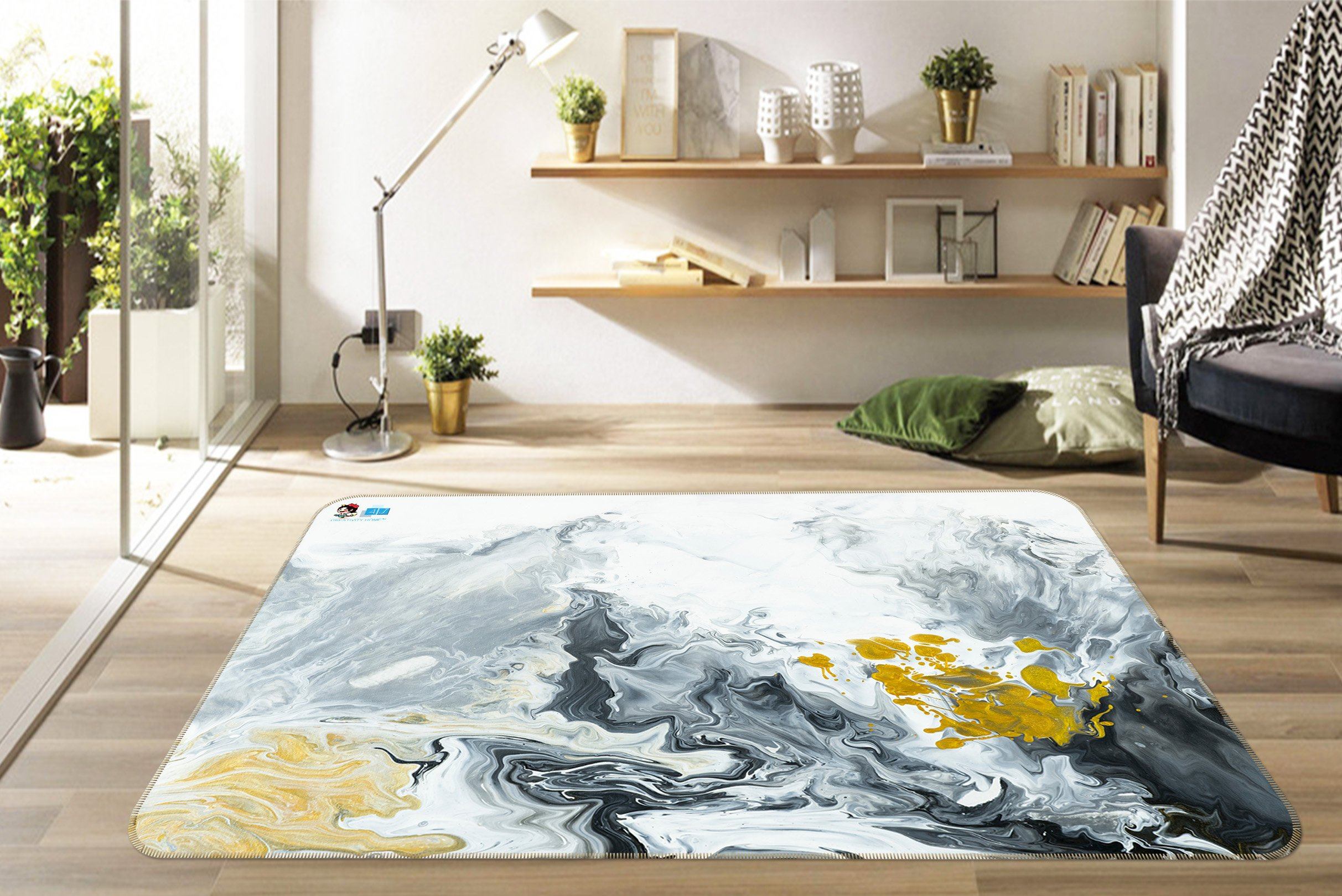 3D Black And White Pattern 95 Non Slip Rug Mat Mat AJ Creativity Home