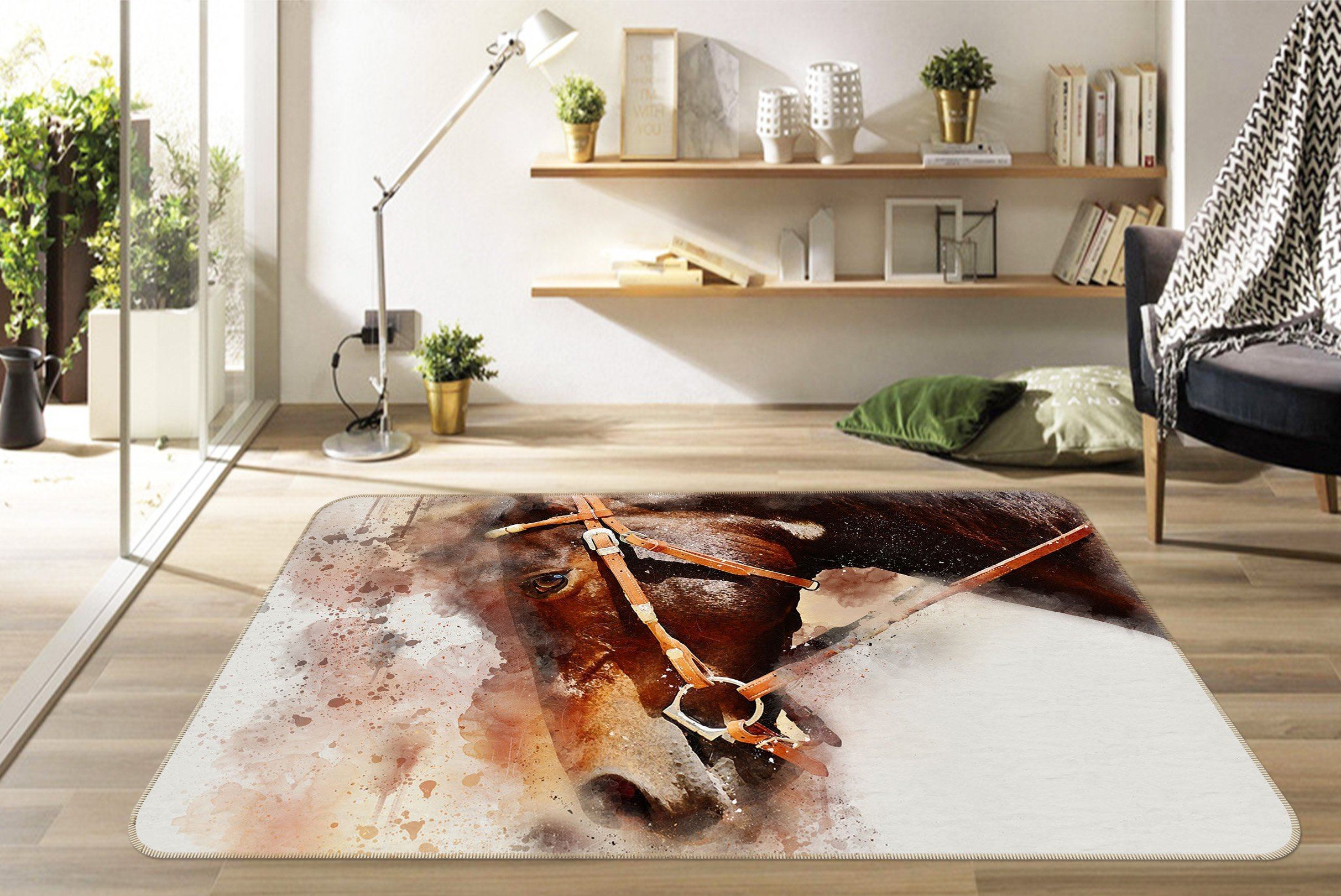 3D Horse 594 Animal Non Slip Rug Mat Mat AJ Creativity Home