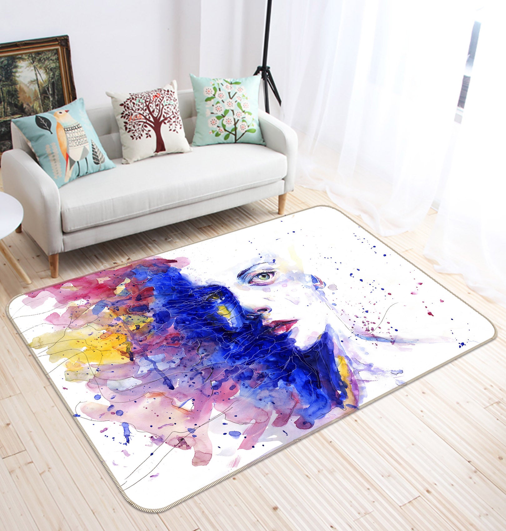 3D Pattern 36176 Non Slip Rug Mat