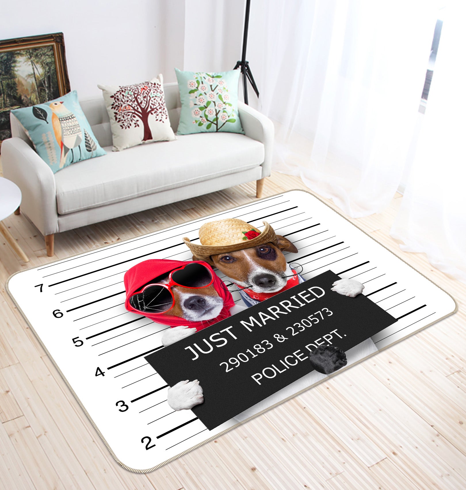 3D Dog 68156 Animal Non Slip Rug Mat