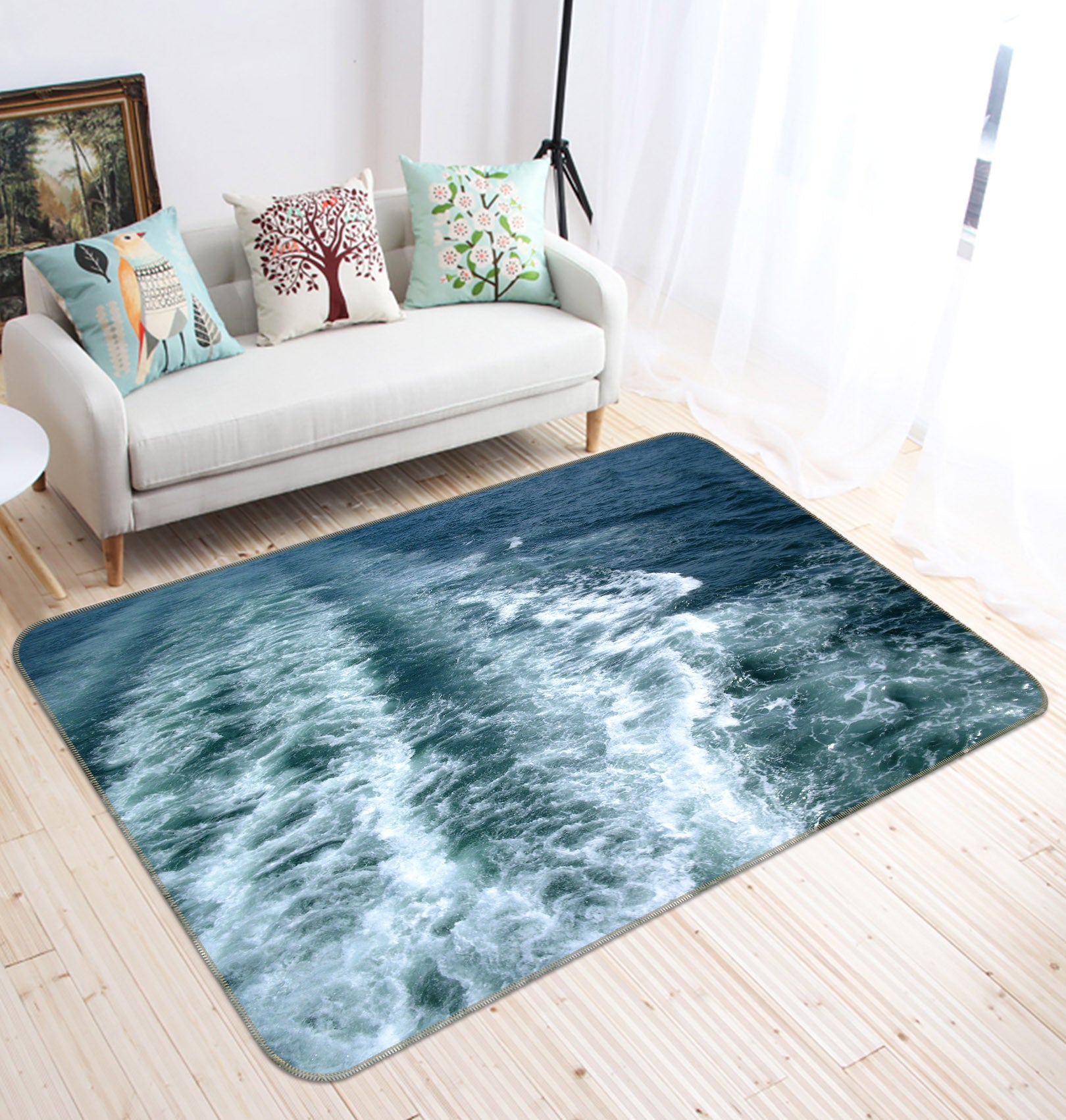 3D Waves 36032 Non Slip Rug Mat