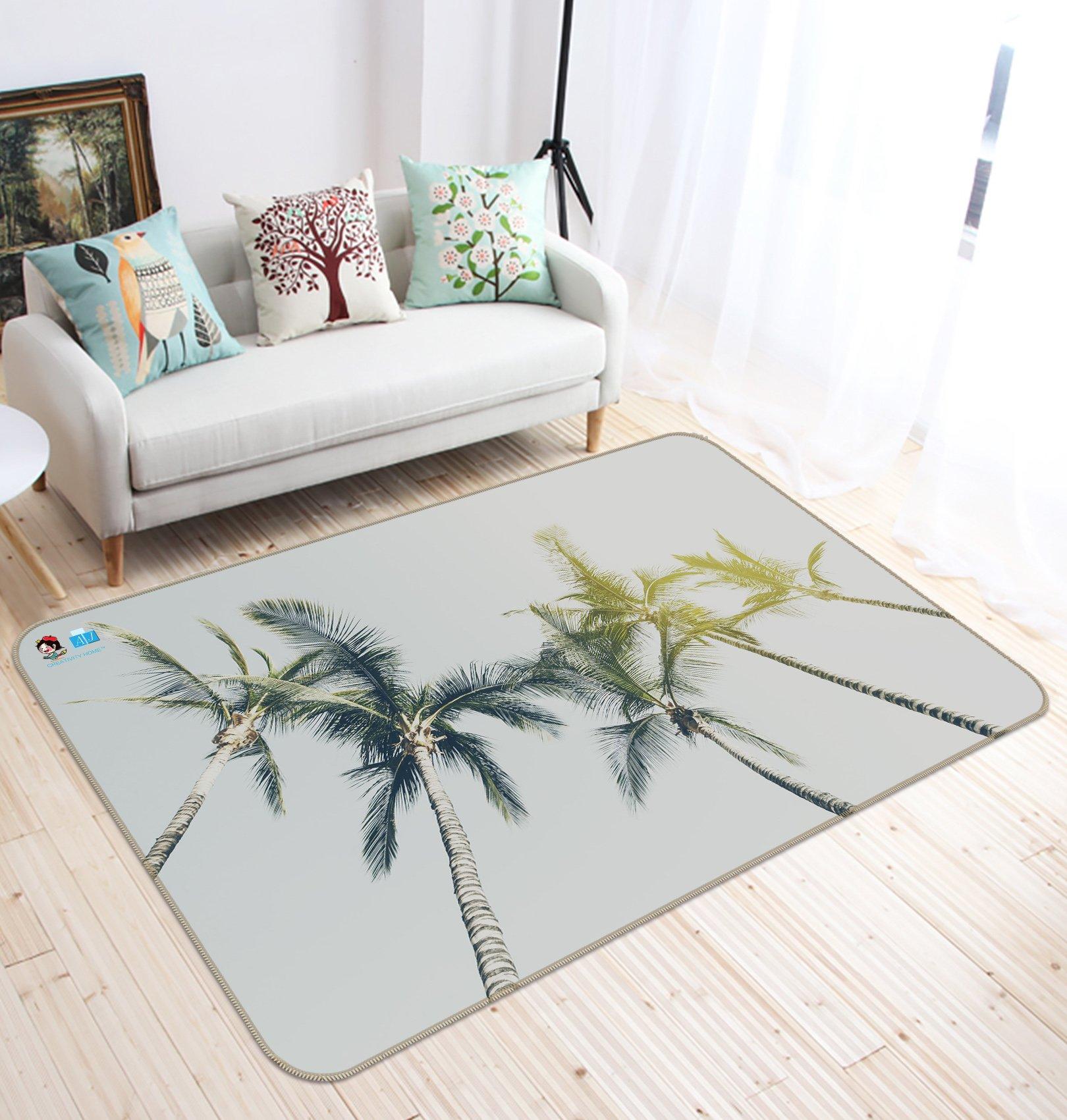 3D High Coconut Tree 168 Non Slip Rug Mat Mat AJ Creativity Home