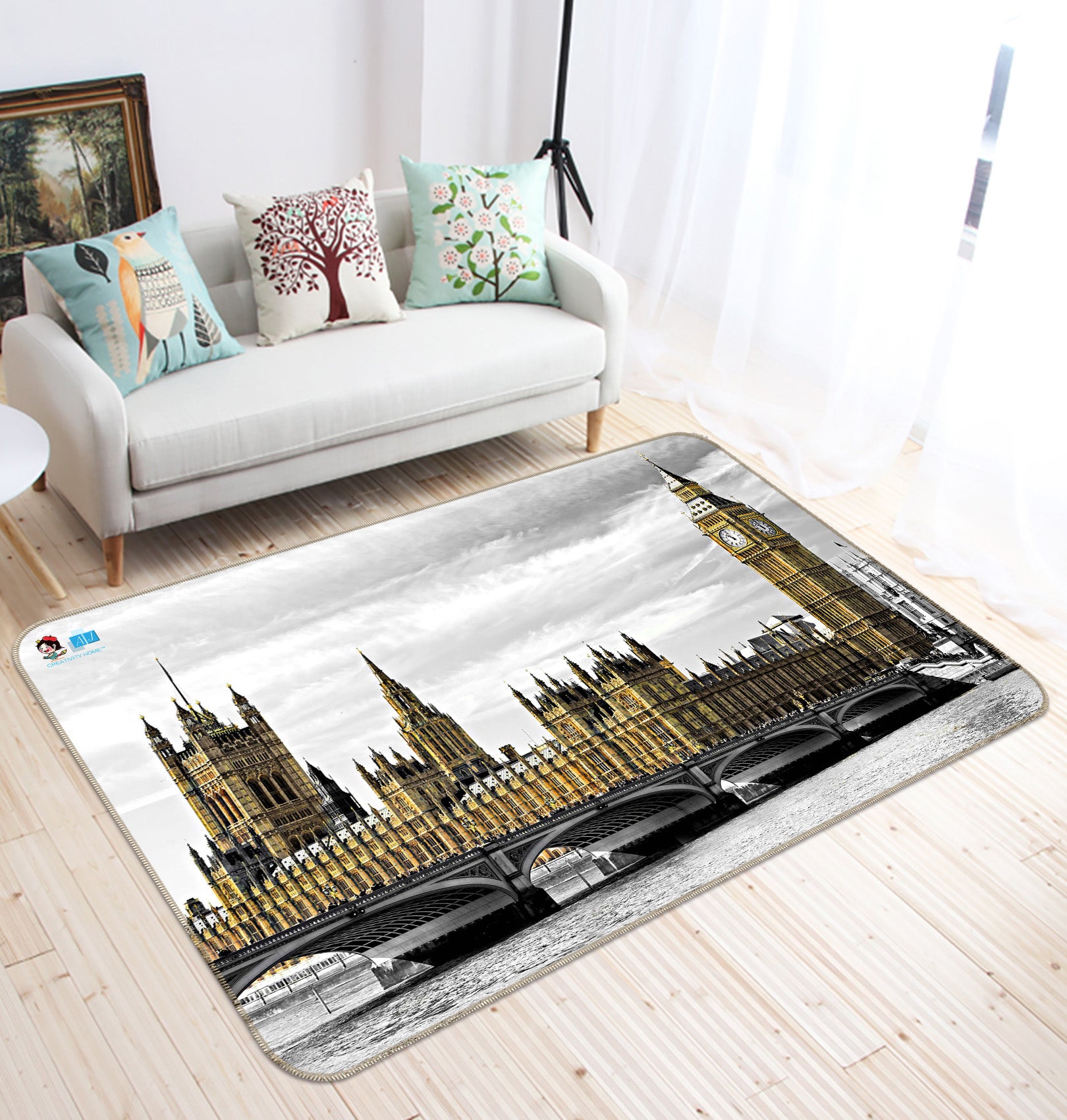 3D Building 66077 Non Slip Rug Mat
