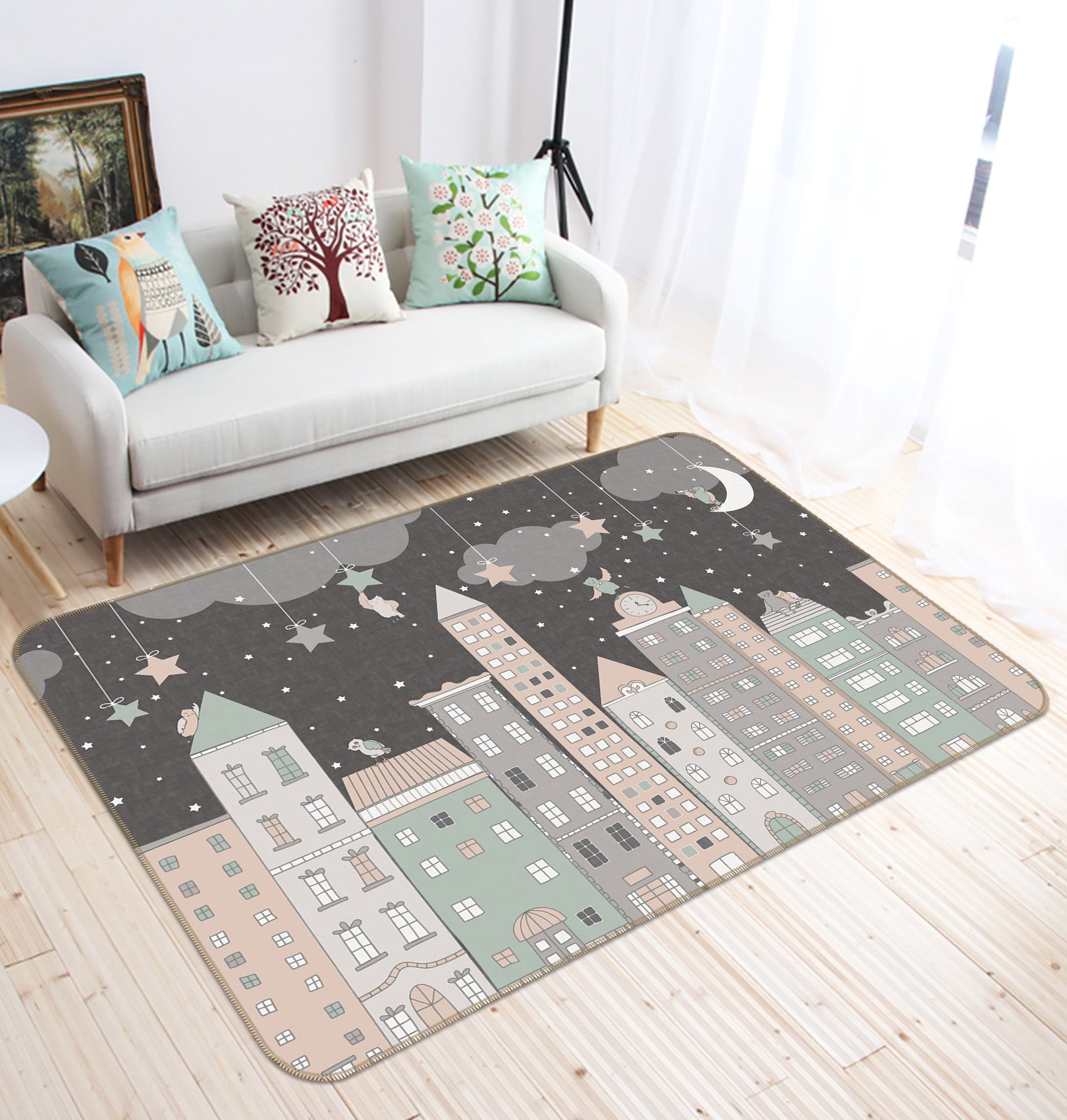 3D Building 34048 Non Slip Rug Mat