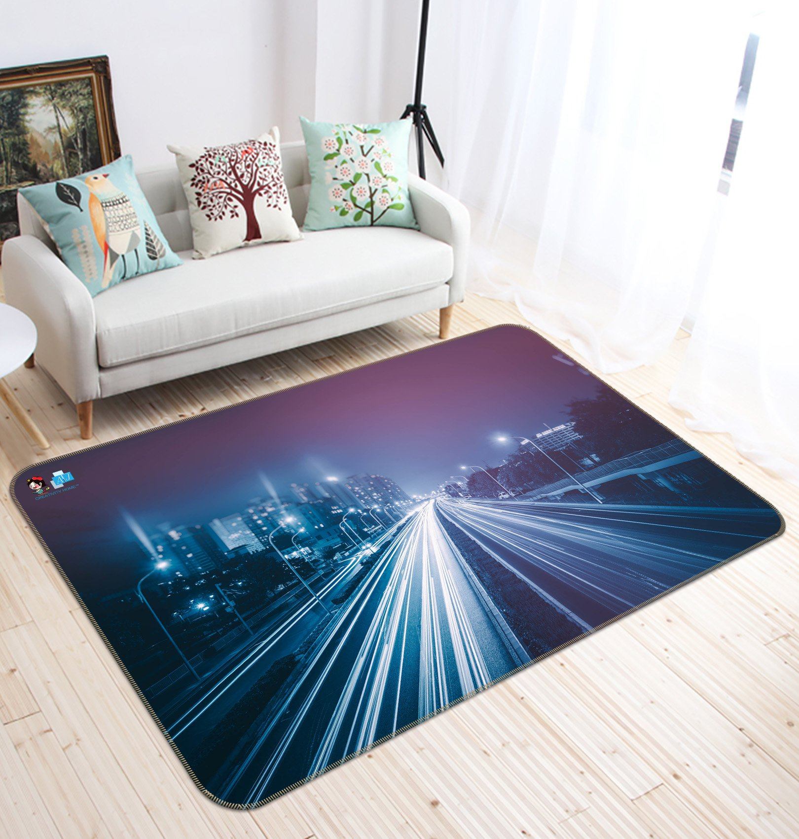 3D Rapid Light 165 Non Slip Rug Mat Mat AJ Creativity Home