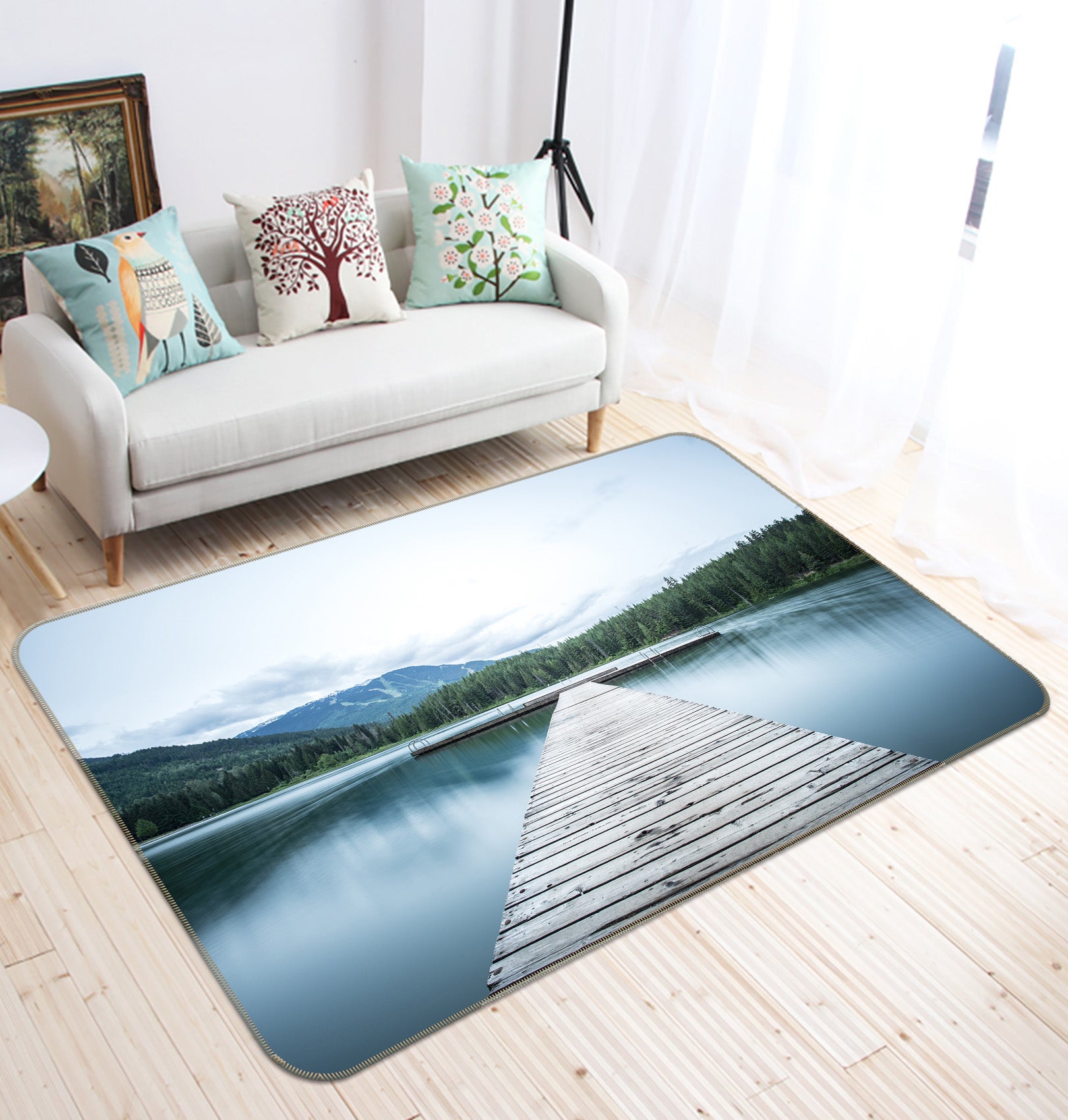 3D Bridge Gallery 36187 Non Slip Rug Mat