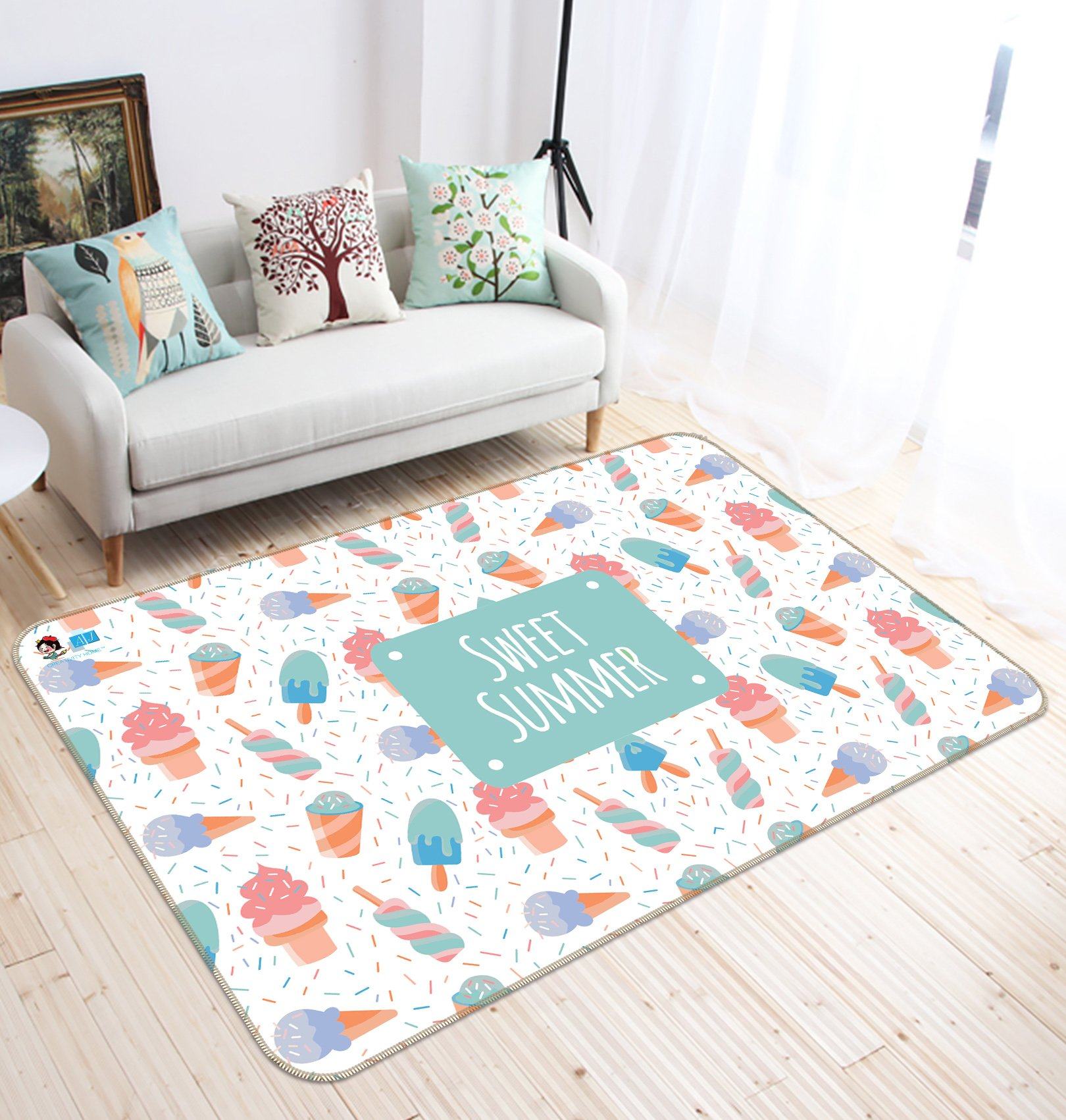 3D Painting Ice Cream 265 Non Slip Rug Mat Mat AJ Creativity Home