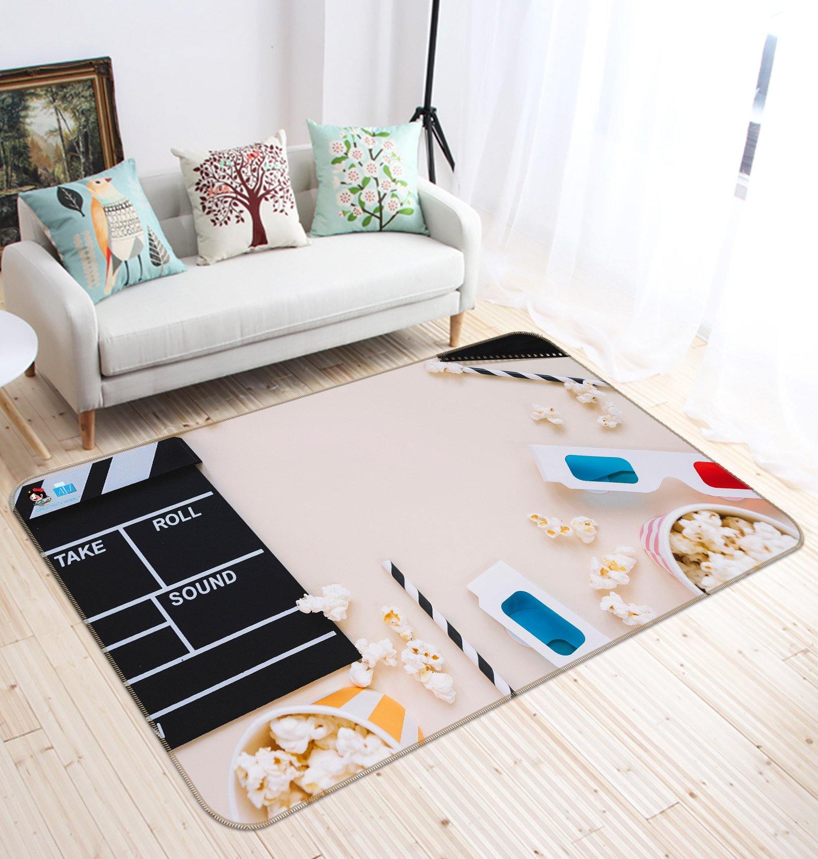 3D Popcorn Playing Board 211 Non Slip Rug Mat Mat AJ Creativity Home