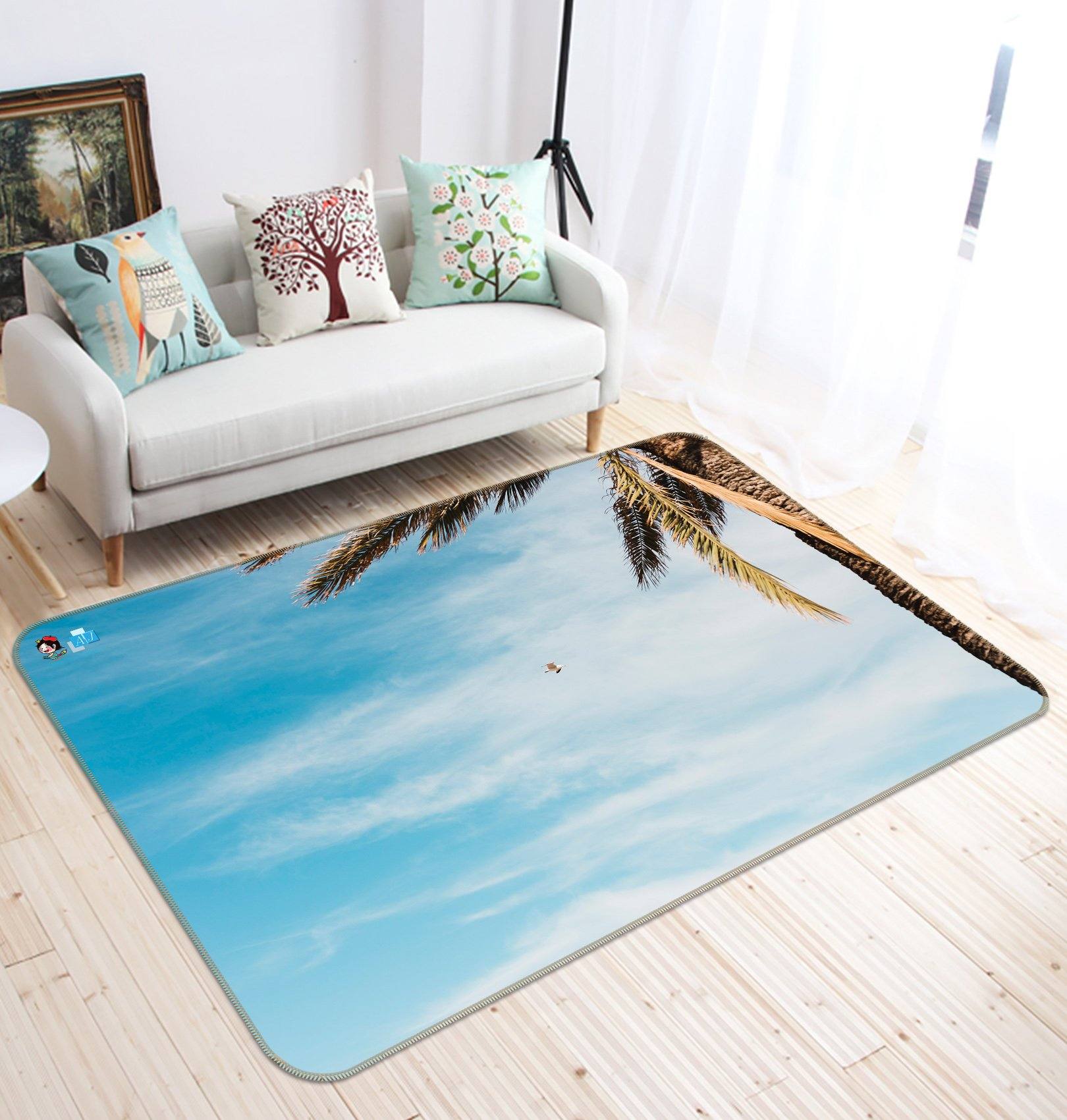 3D Bird Coco 214 Non Slip Rug Mat Mat AJ Creativity Home