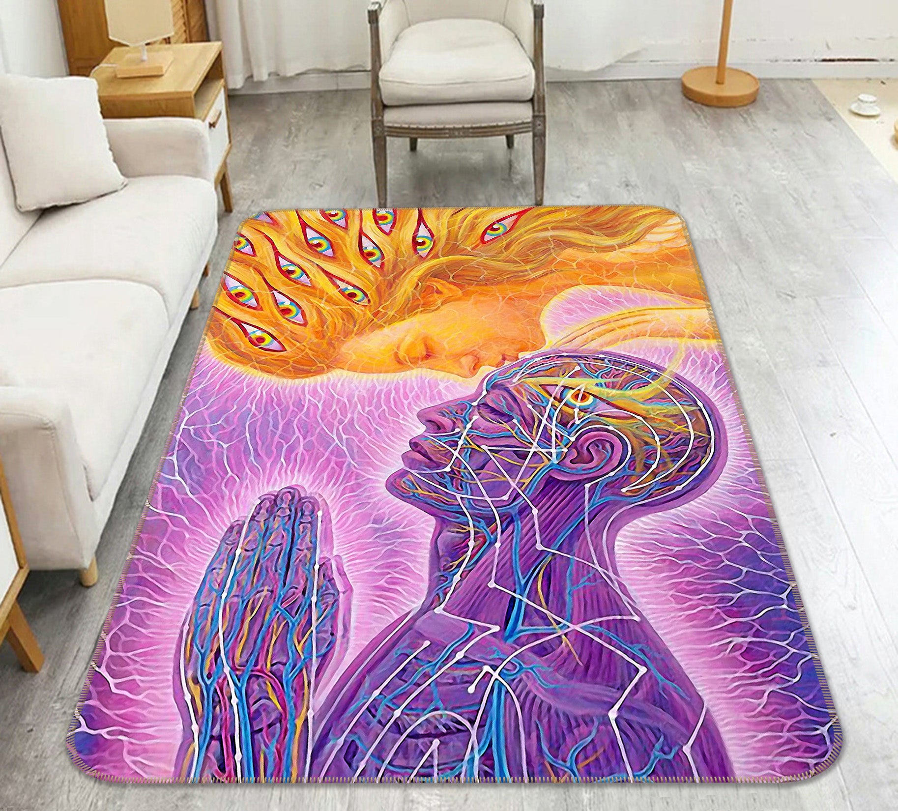 3D Portrait 65067 Non Slip Rug Mat