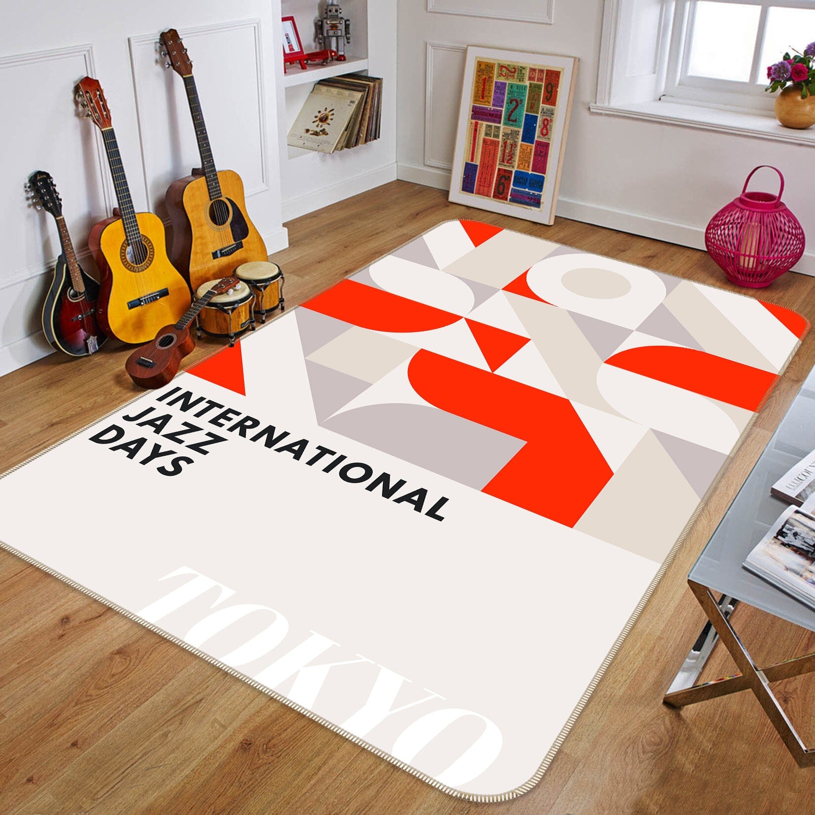 3D Gray Semicircle Pattern 1065 Boris Draschoff Rug Non Slip Rug Mat Mat AJ Creativity Home