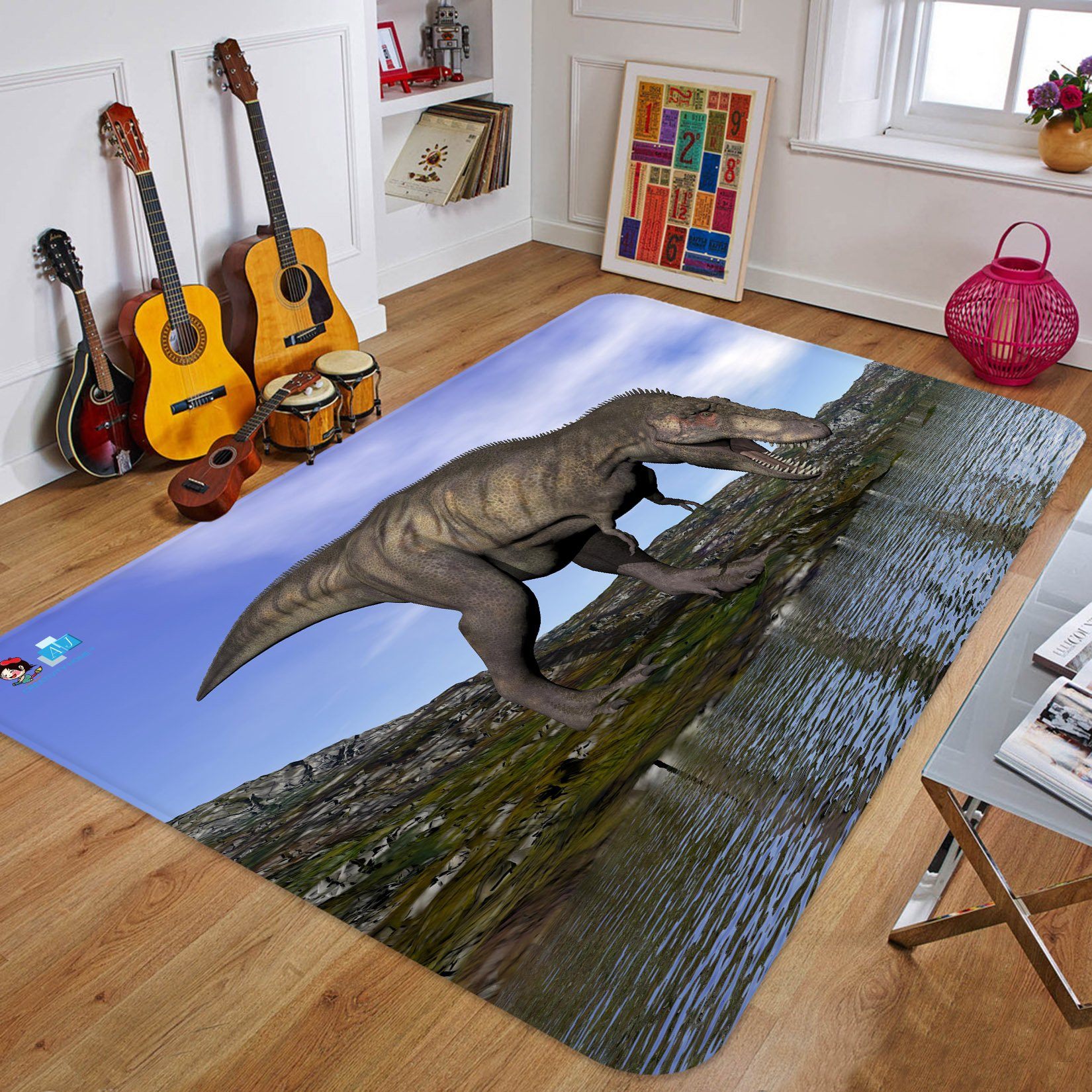 3D Dinosaur 2767 Non Slip Rug Mat Mat AJ Creativity Home