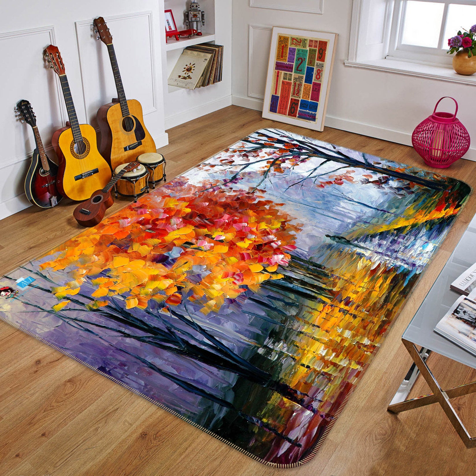 3D Tree 66126 Non Slip Rug Mat