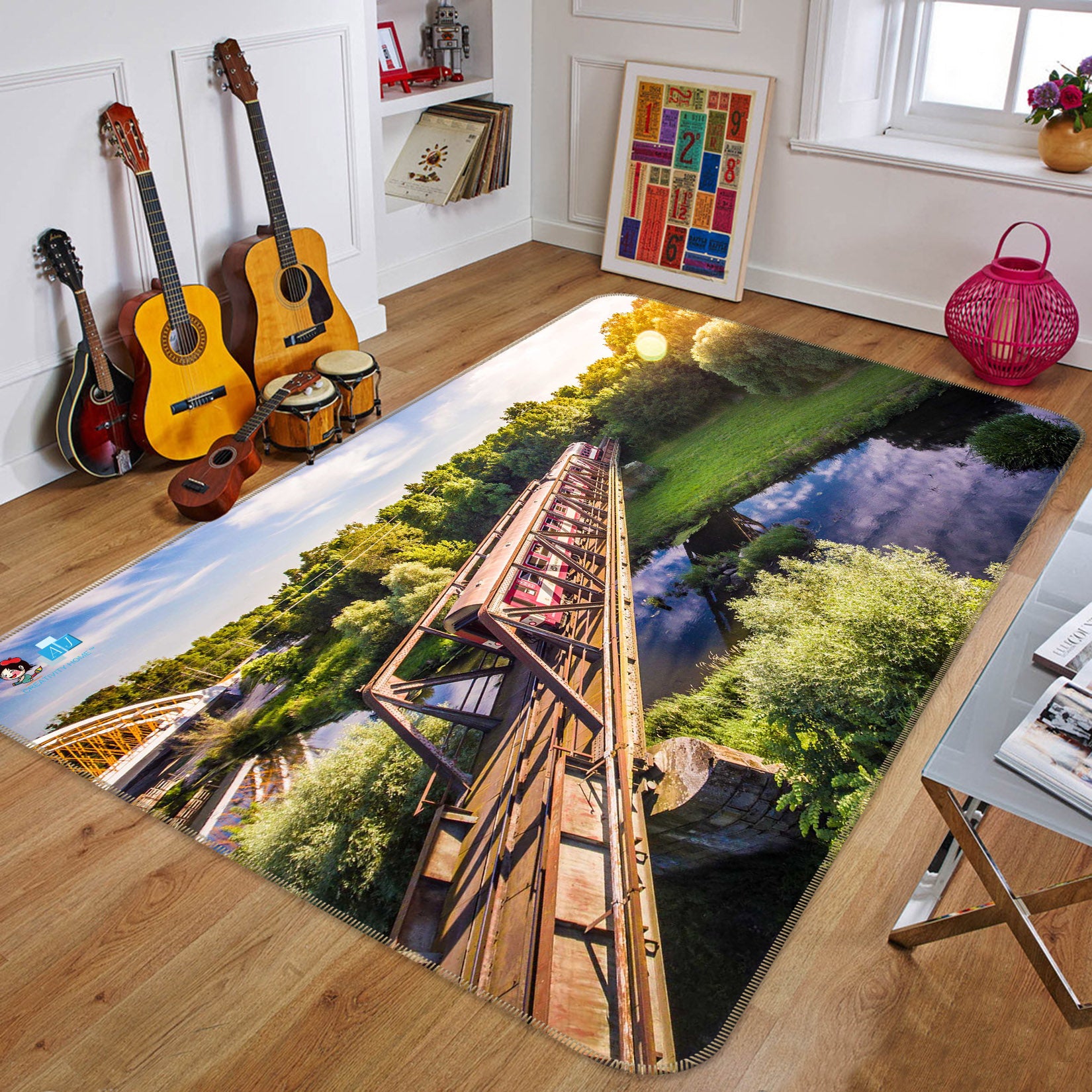 3D Bridge 66103 Non Slip Rug Mat