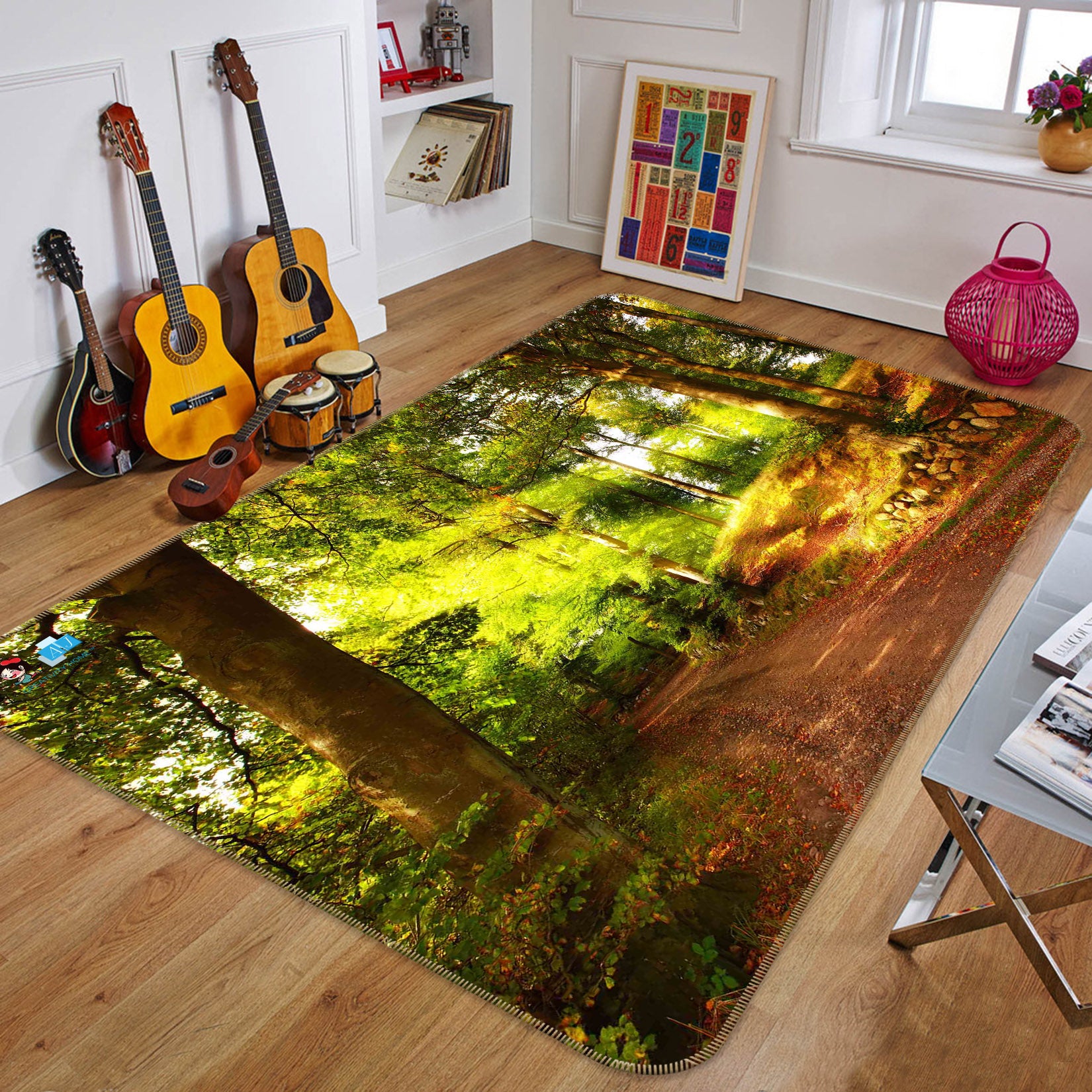 3D Woods Sunshine 66104 Non Slip Rug Mat