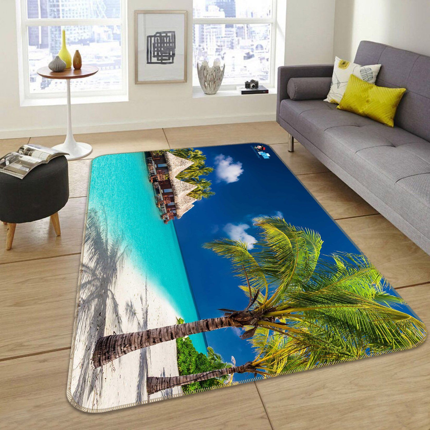 3D House Wave 526 Non Slip Rug Mat Mat AJ Creativity Home