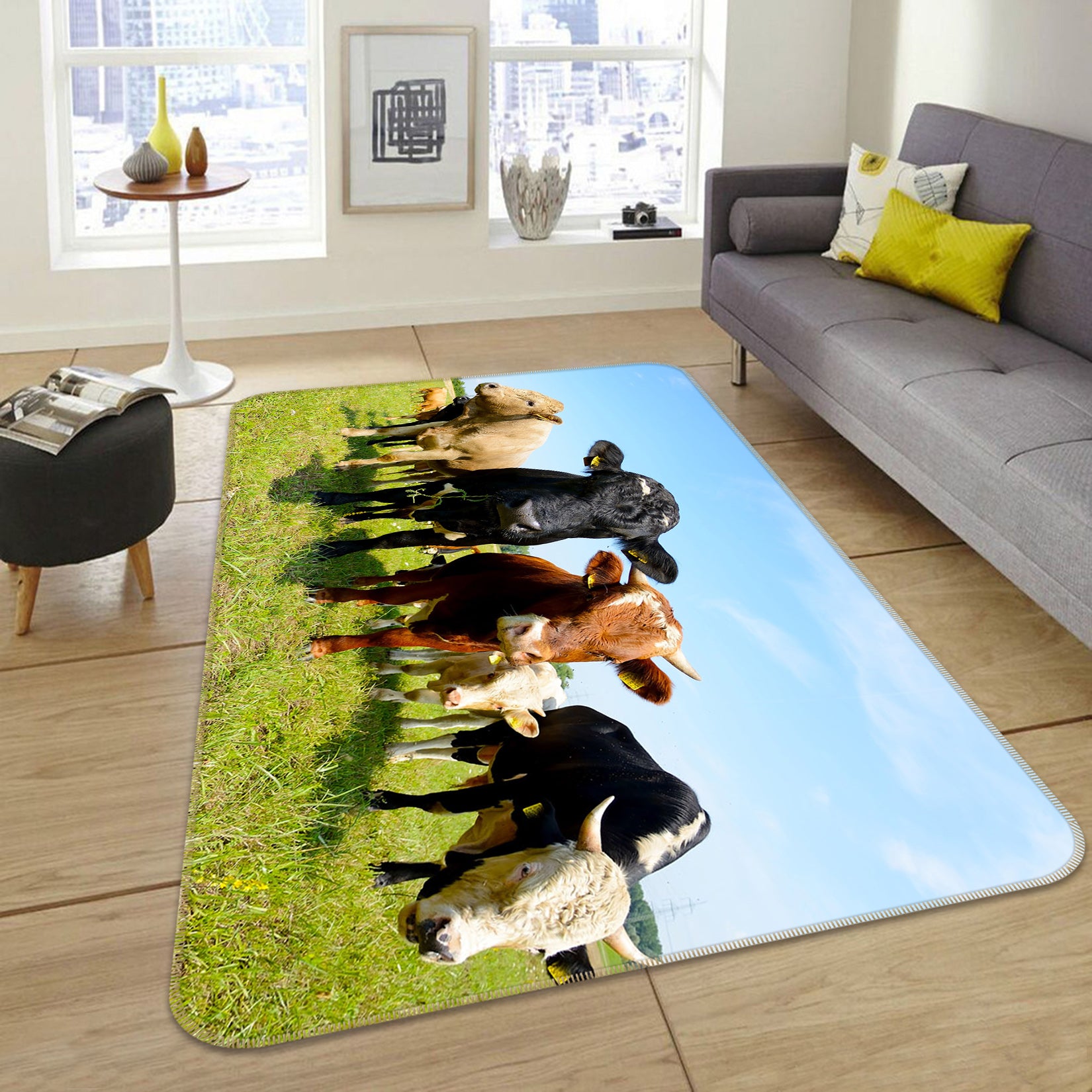 3D Cattle Herd 82090 Animal Non Slip Rug Mat
