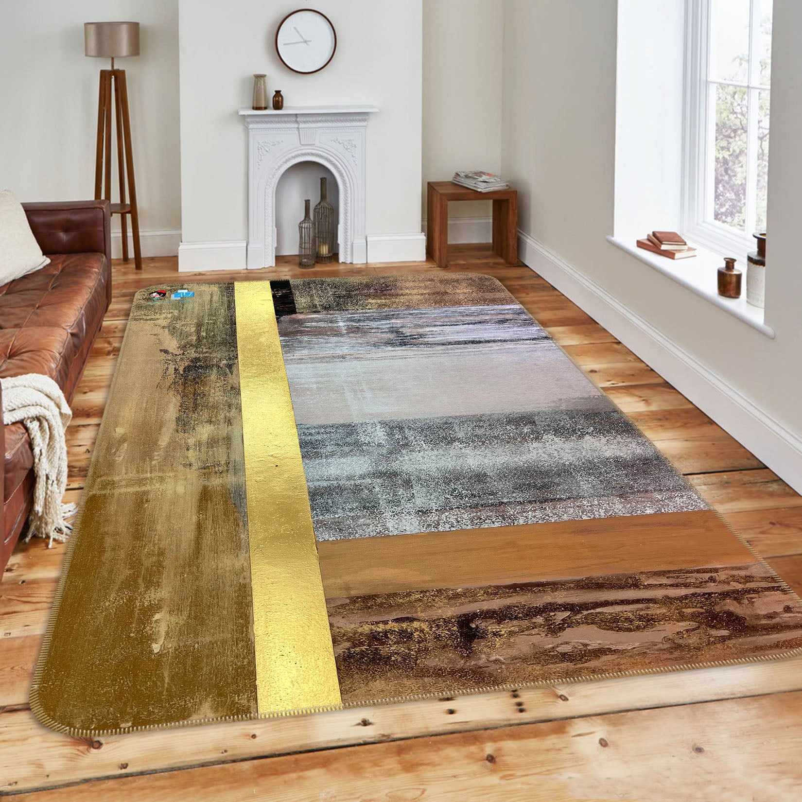 3D Vintage Painting 3055 Skromova Marina Rug Non Slip Rug Mat