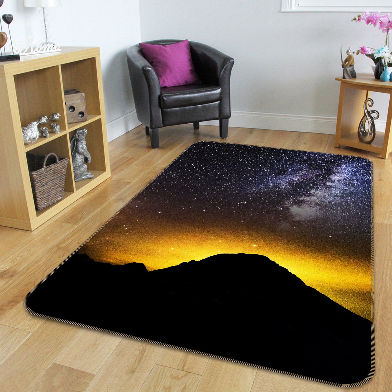 3D Mountains 65068 Non Slip Rug Mat