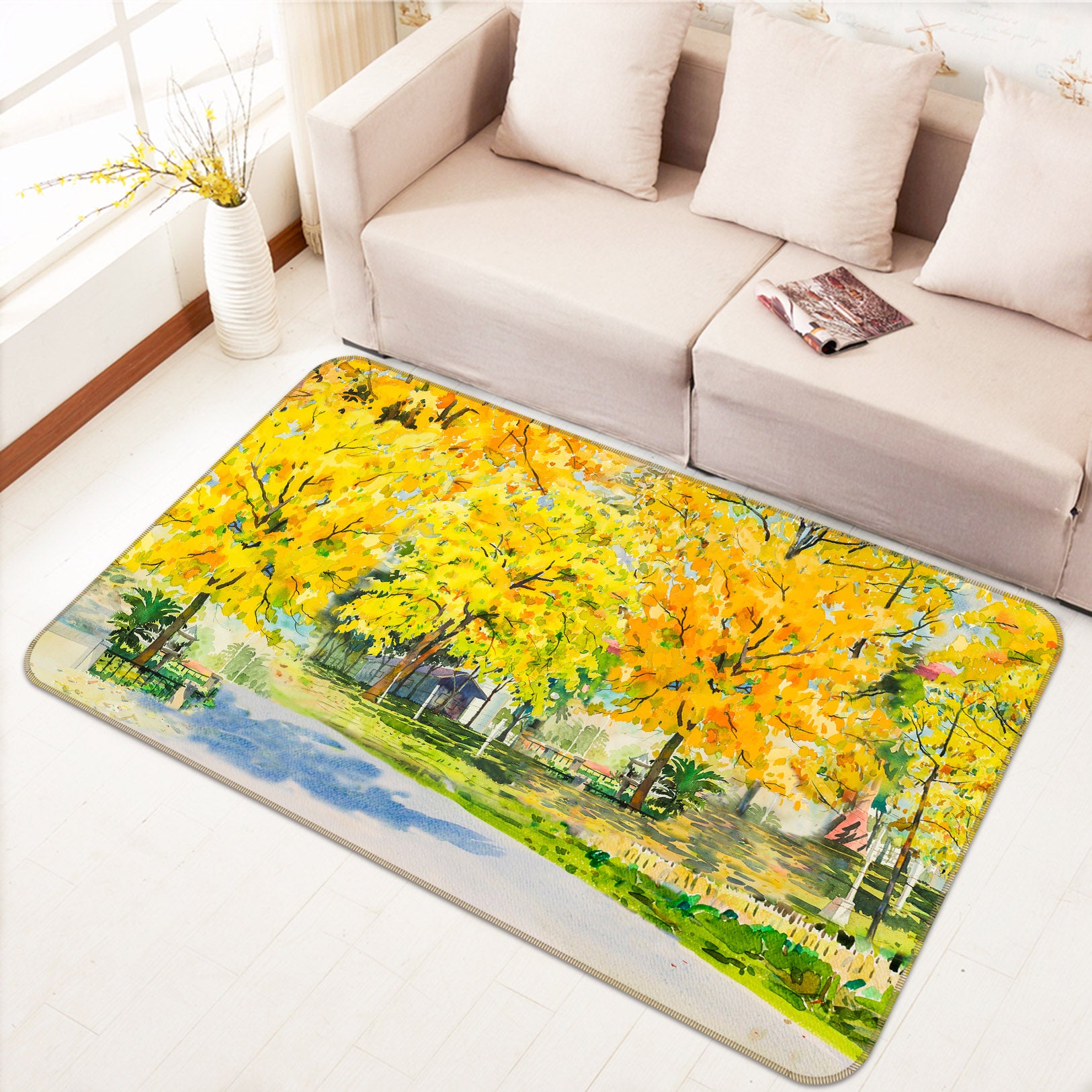 3D Forest 30159 Non Slip Rug Mat