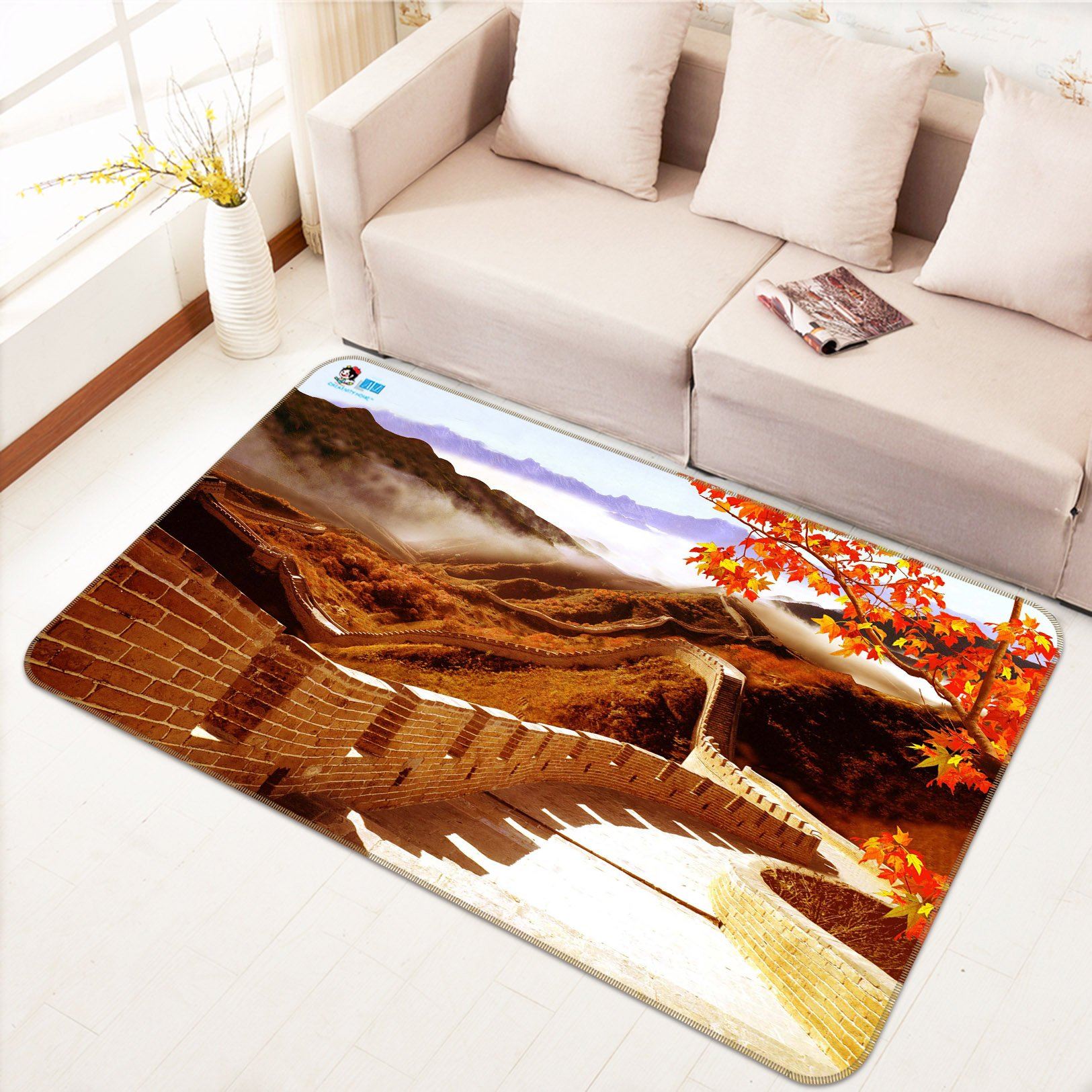 3D Great Wall 426 Non Slip Rug Mat Mat AJ Creativity Home