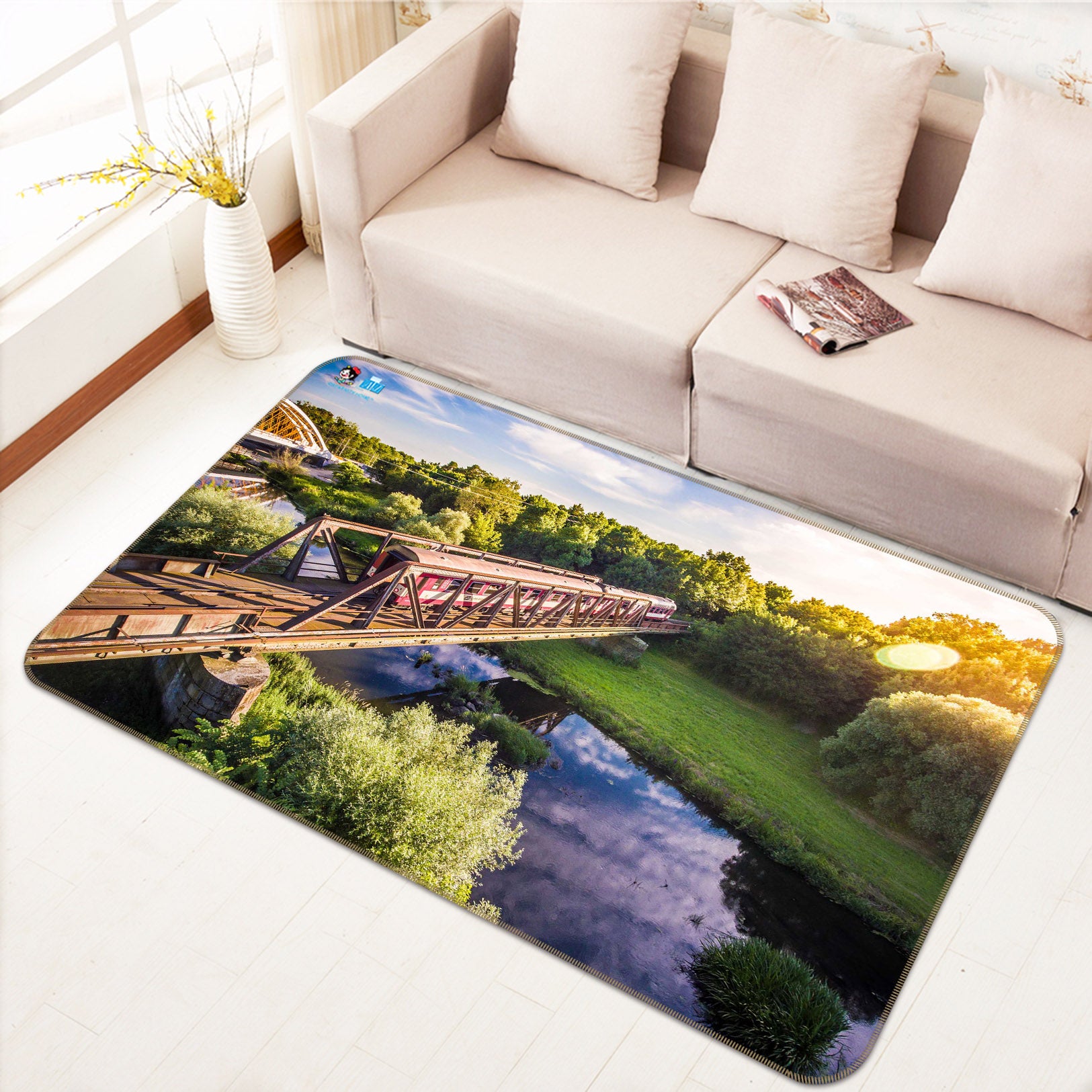 3D Bridge 66103 Non Slip Rug Mat