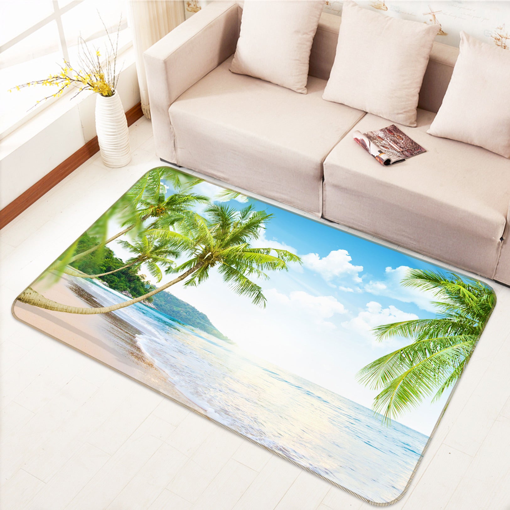 3D Seaside 76242 Non Slip Rug Mat