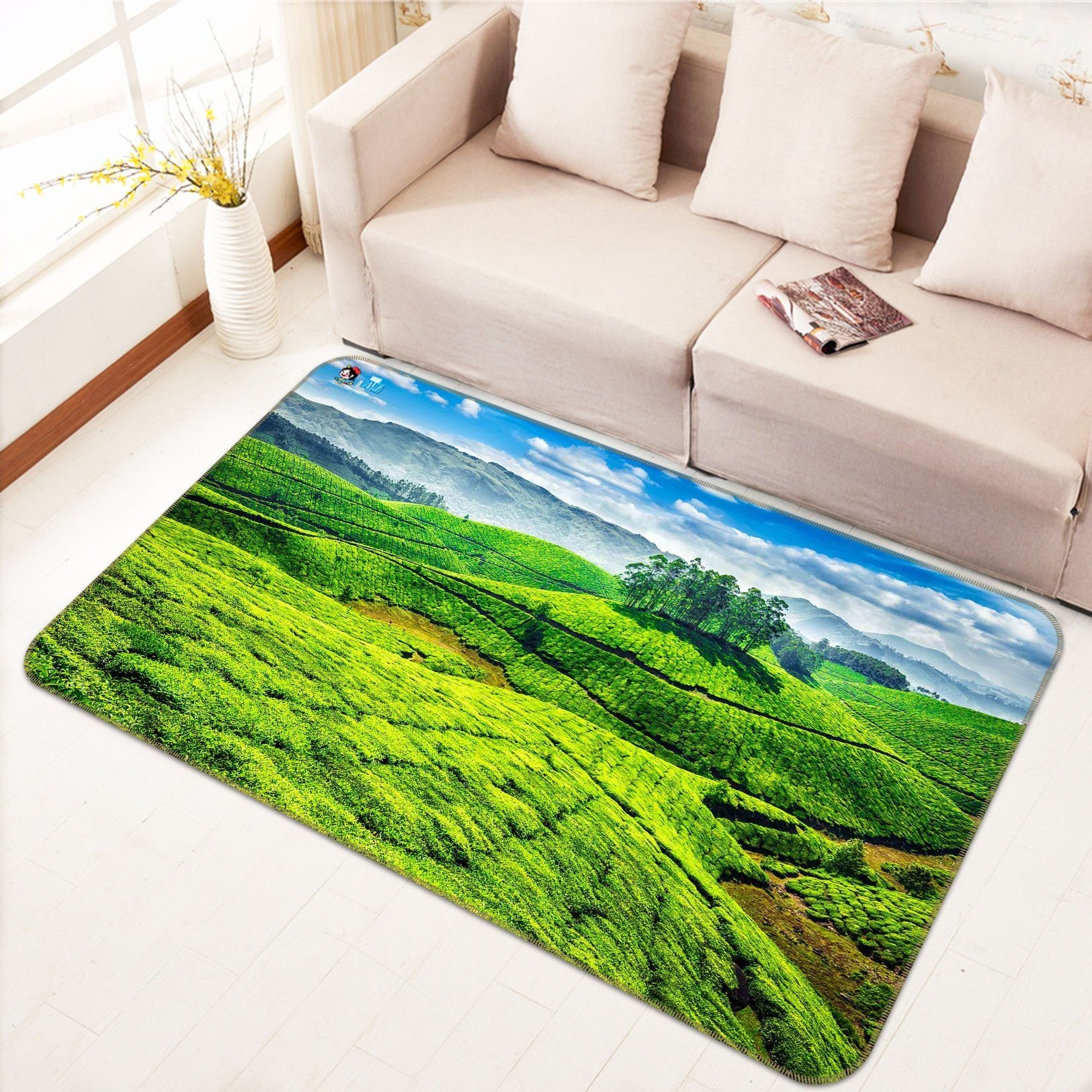 3D Hillside Tree 469 Non Slip Rug Mat Mat AJ Creativity Home