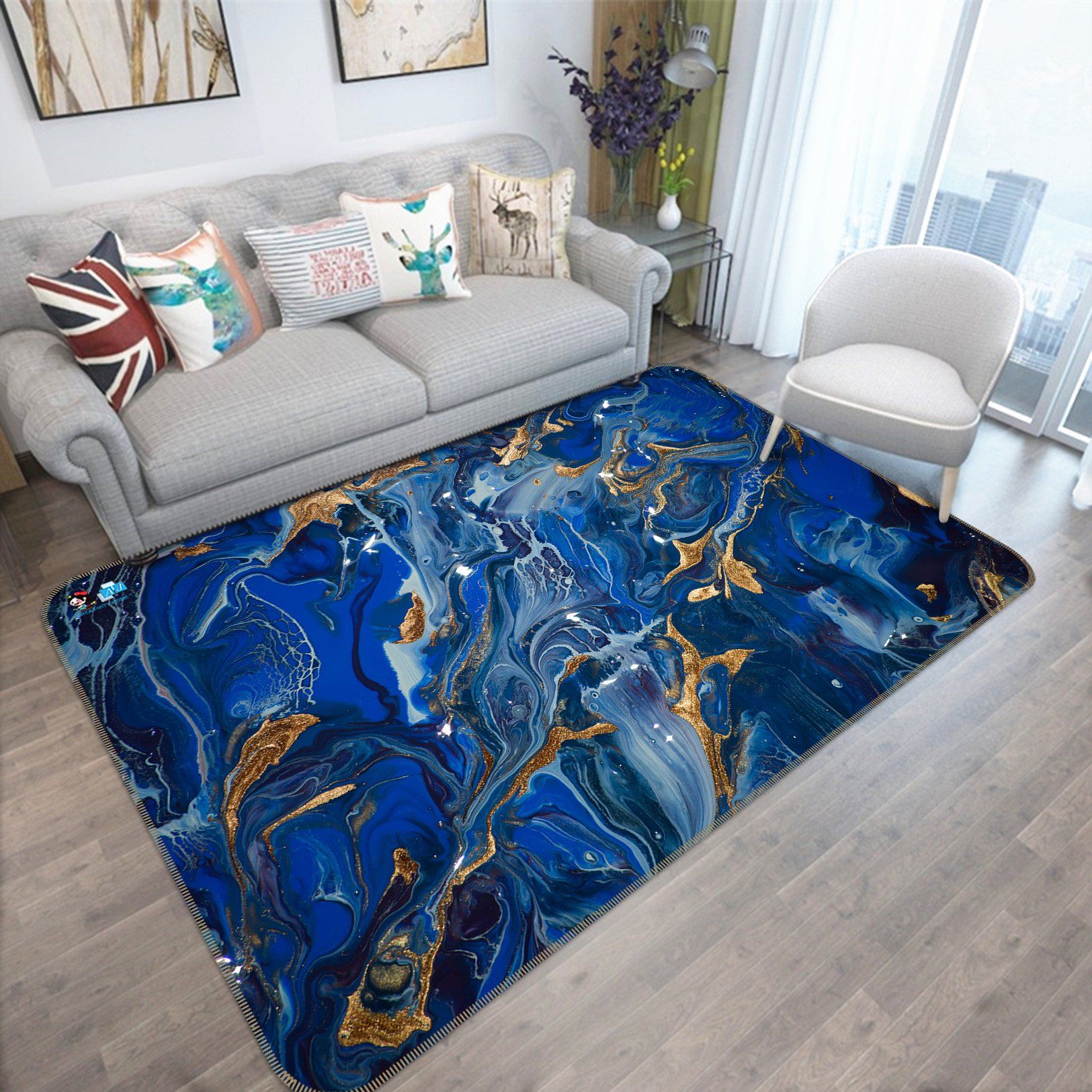 3D Corrugation 6245 Non Slip Rug Mat Mat AJ Creativity Home