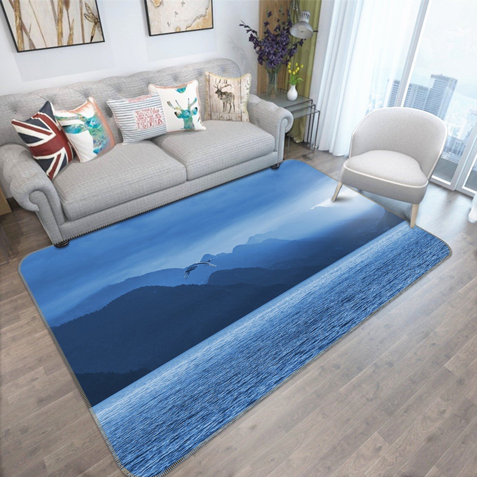 3D Sea Surface Sunshine 605 Animal Non Slip Rug Mat Mat AJ Creativity Home