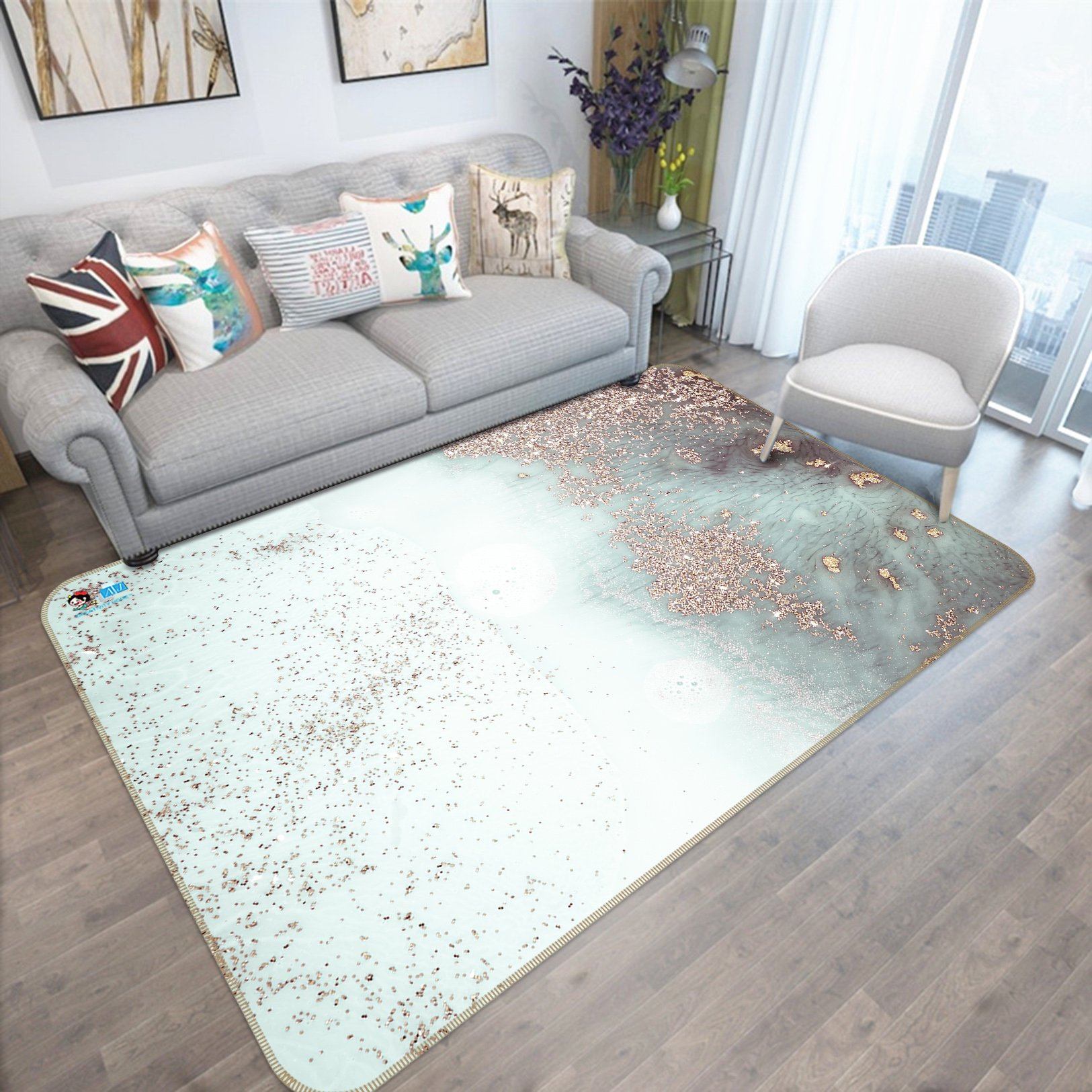 3D Simple Style 2469 Non Slip Rug Mat Mat AJ Creativity Home