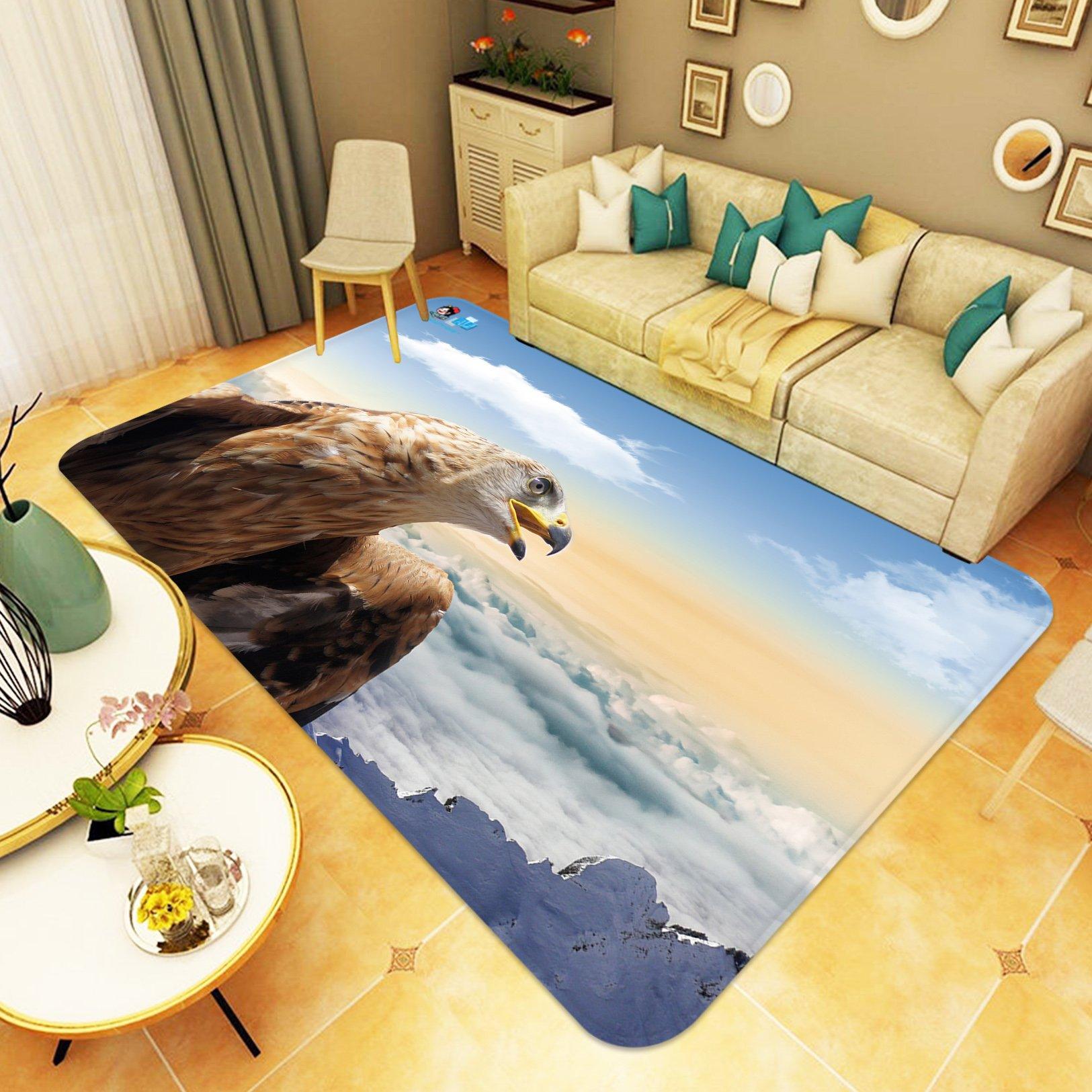 3D Eagle 3941 Non Slip Rug Mat Mat AJ Creativity Home