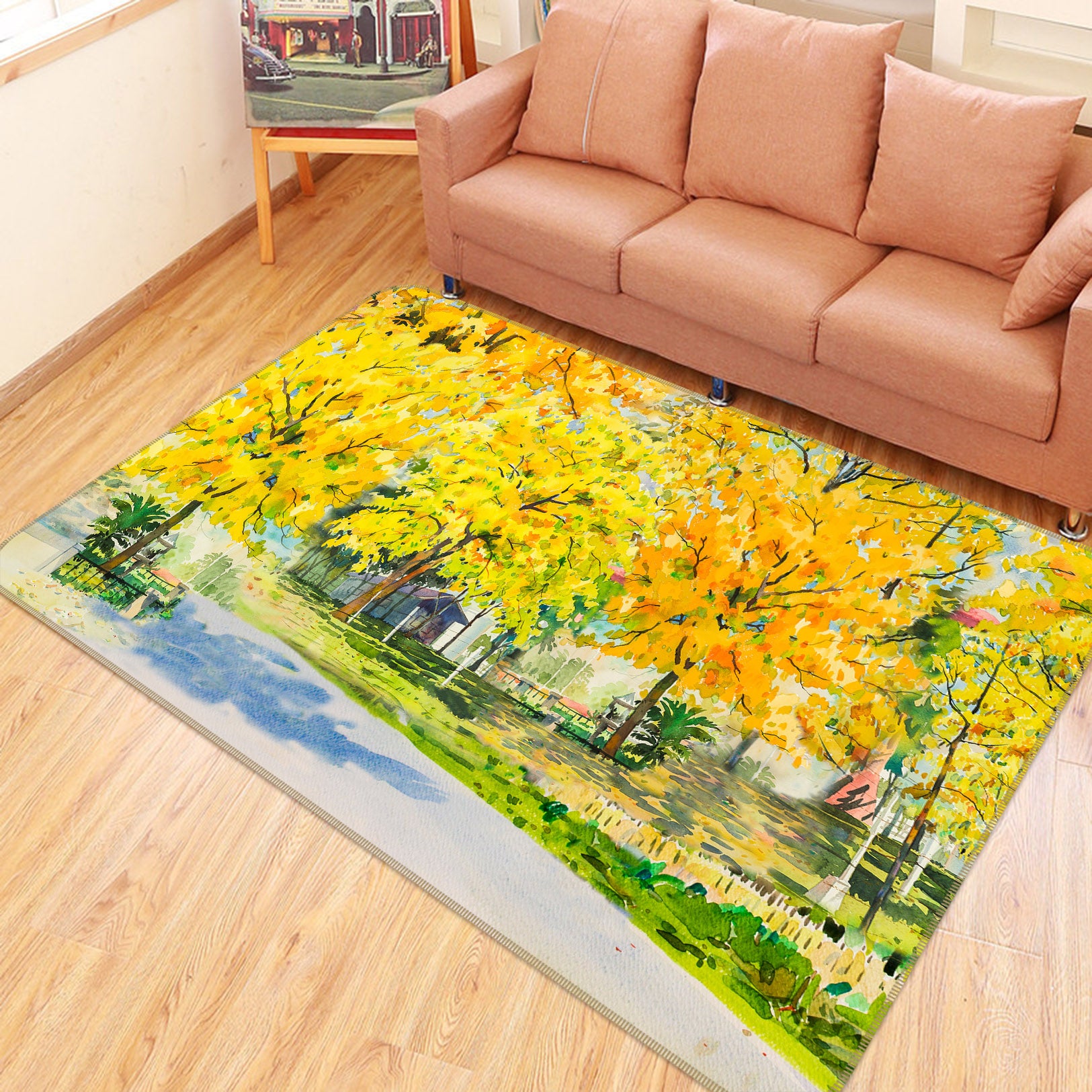 3D Forest 30159 Non Slip Rug Mat