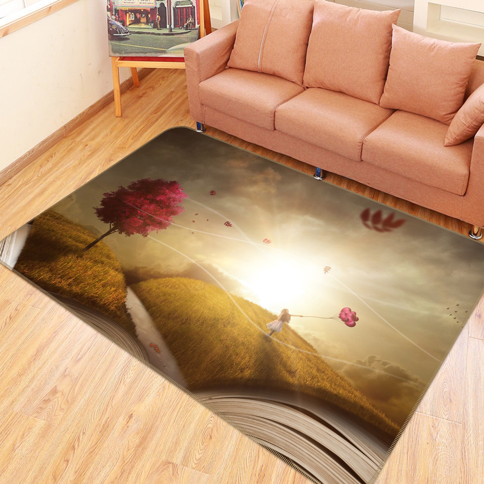 3D Tree Lawn 36111 Non Slip Rug Mat
