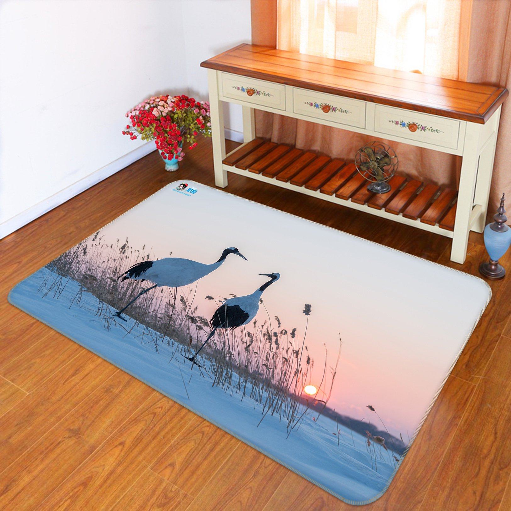 3D Crane 8264 Non Slip Rug Mat Mat AJ Creativity Home
