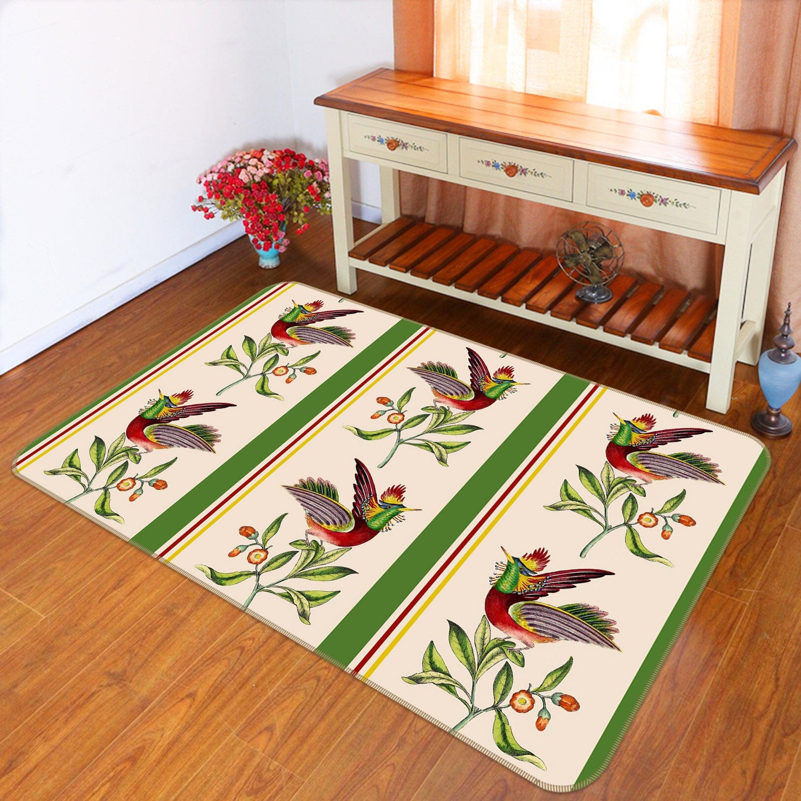3D Leaf Dance 167 Uta Naumann Rug Non Slip Rug Mat Mat AJ Creativity Home