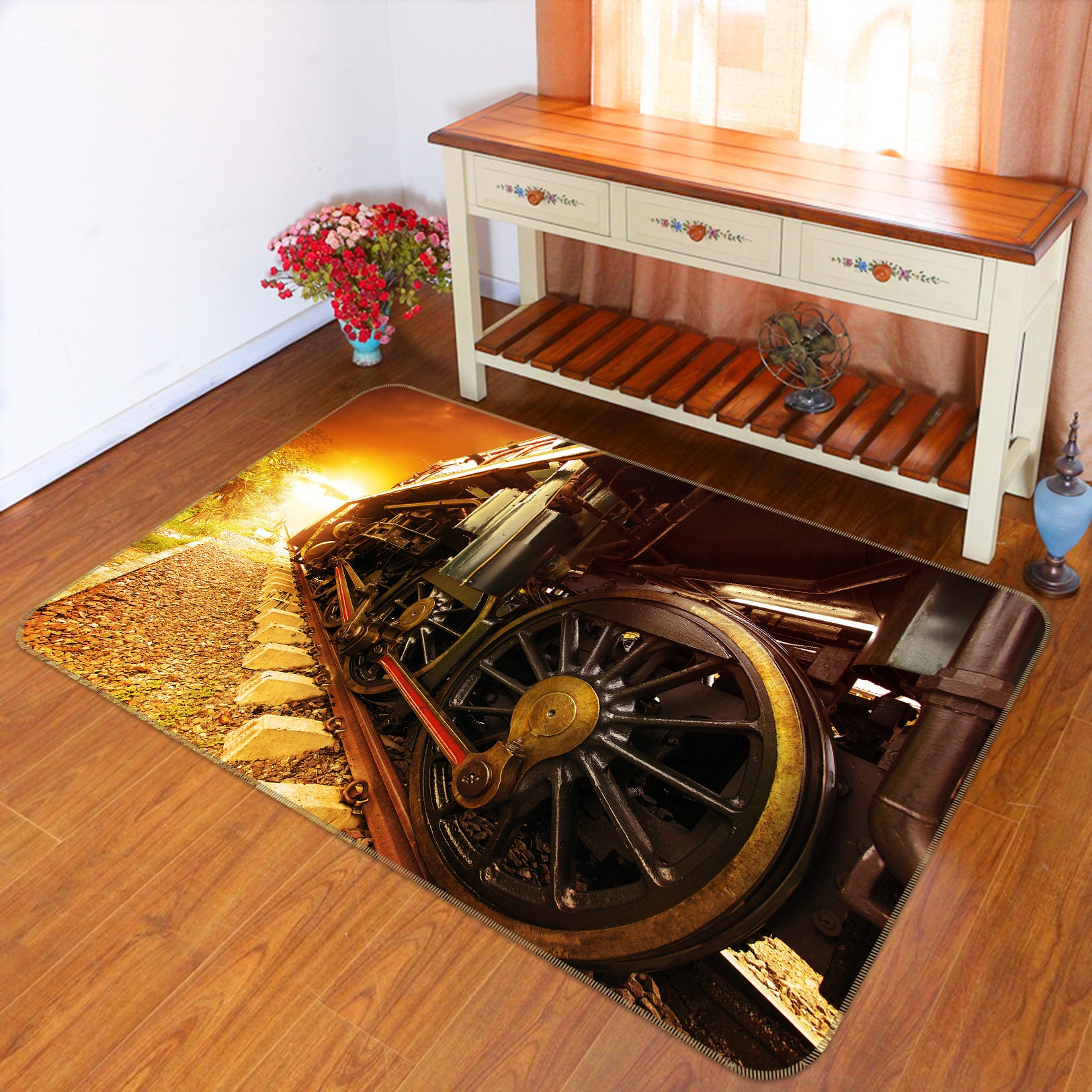 3D Train 38209 Vehicle Non Slip Rug Mat