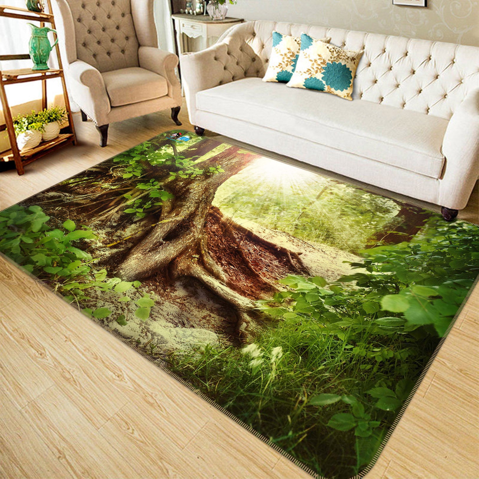 3D Tree 66045 Non Slip Rug Mat