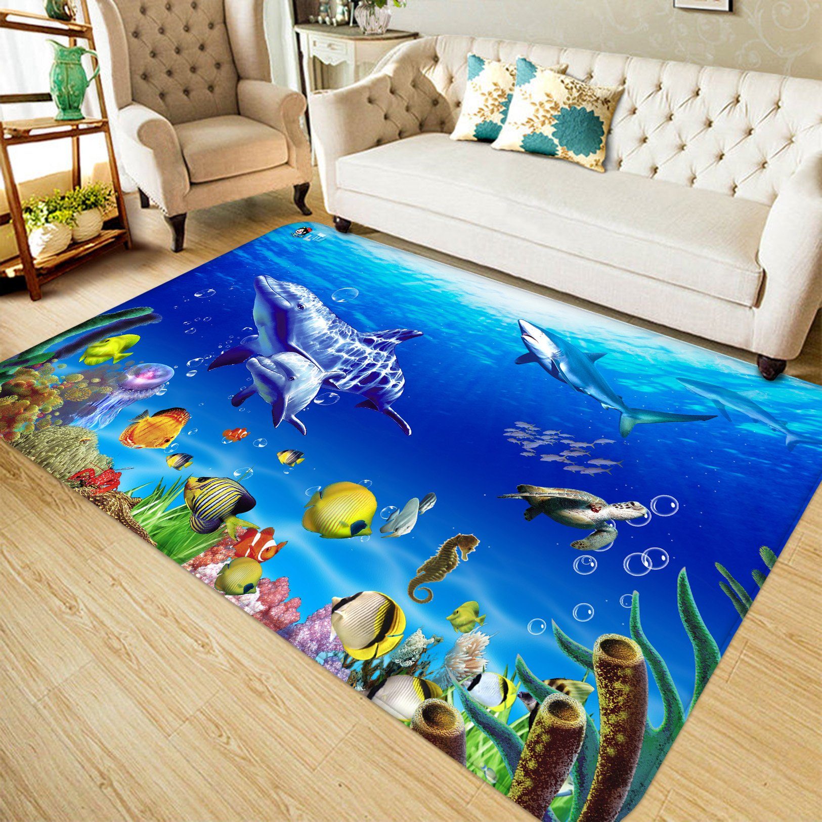 3D Ocean 1764 Non Slip Rug Mat Mat AJ Creativity Home
