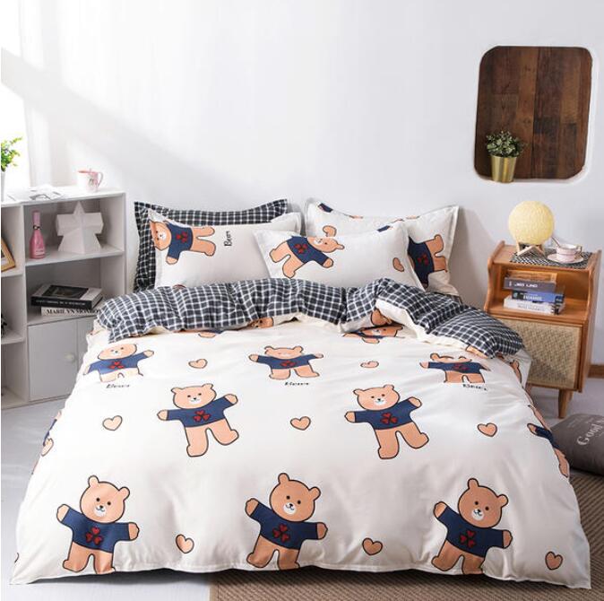 3D Bear 3063 Bed Pillowcases Quilt