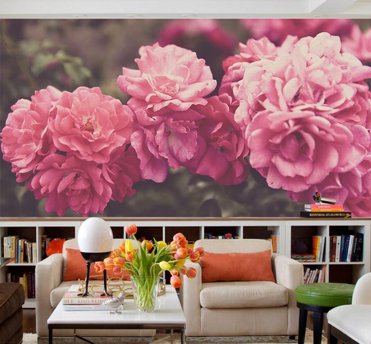 3D Purple Peony 516 Wallpaper AJ Wallpaper 2