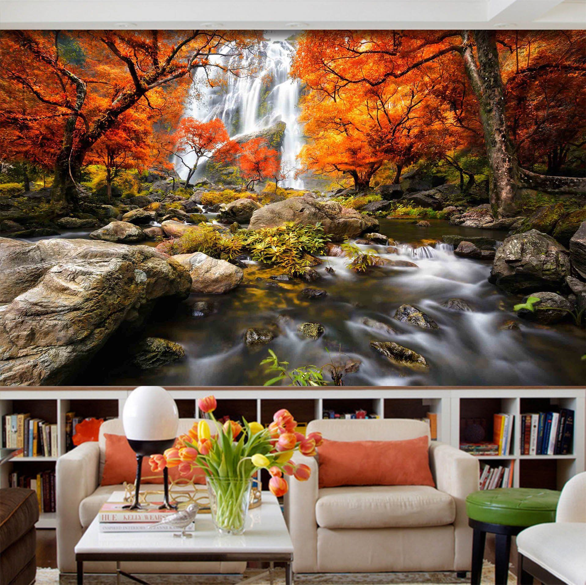 3D Maple River 643 Wallpaper AJ Wallpaper