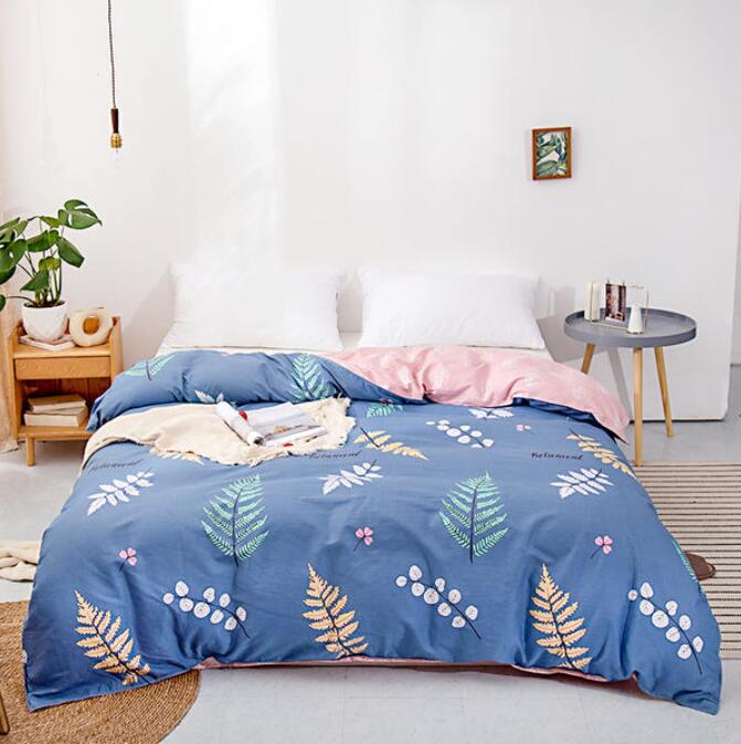 3D Leaf 2034 Bed Pillowcases Quilt