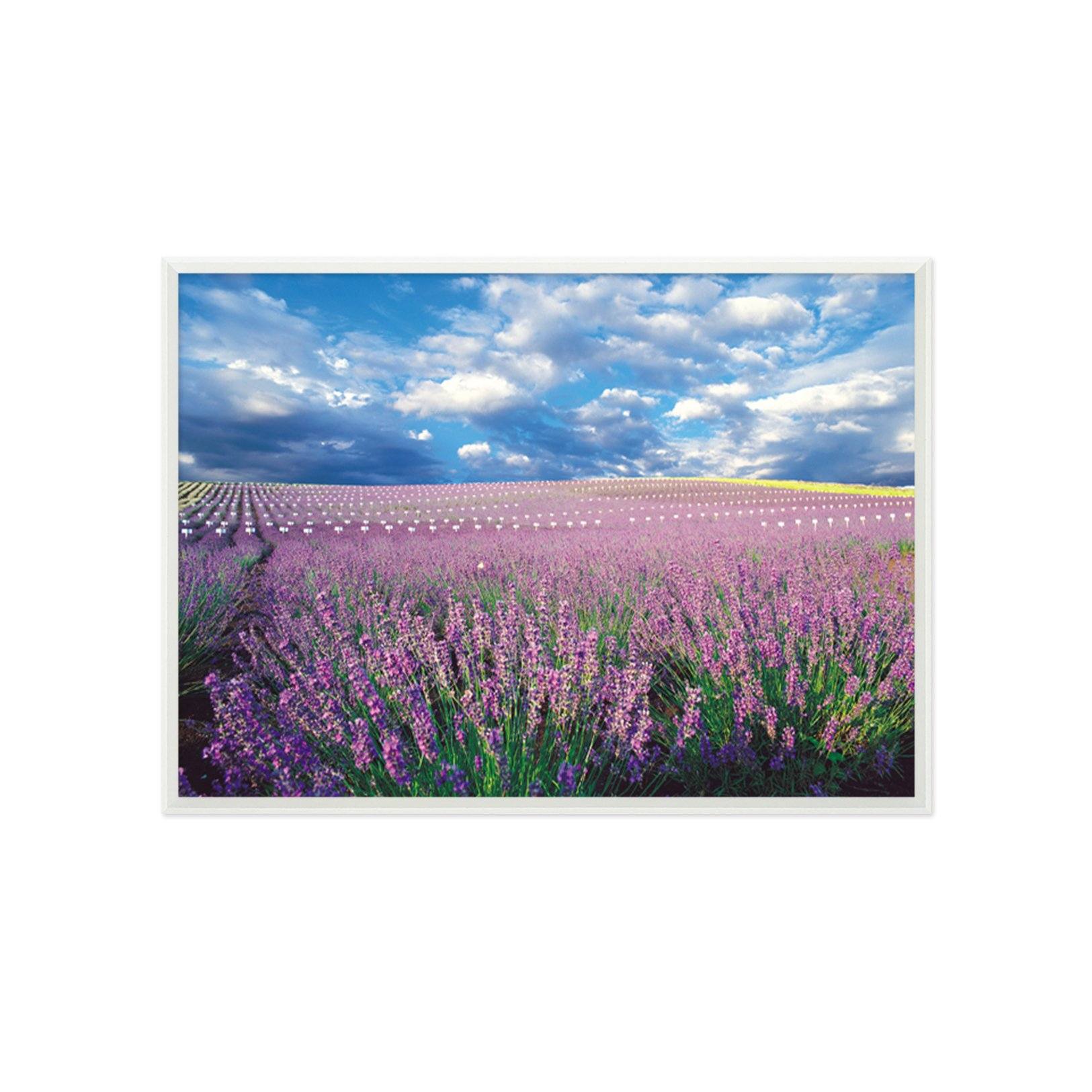 3D Lavender Sea 199 Fake Framed Print Painting Wallpaper AJ Creativity Home