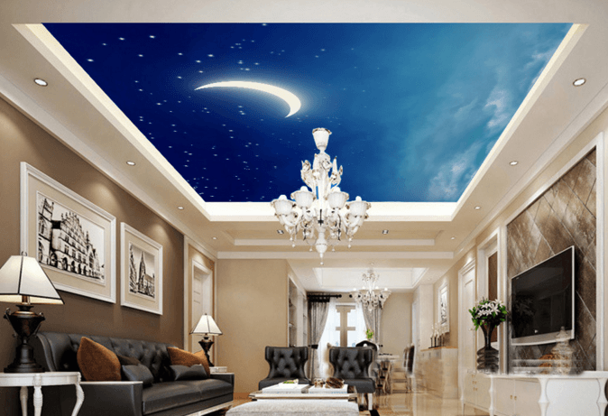 Sky Crescent 090 Wallpaper AJ Wallpaper